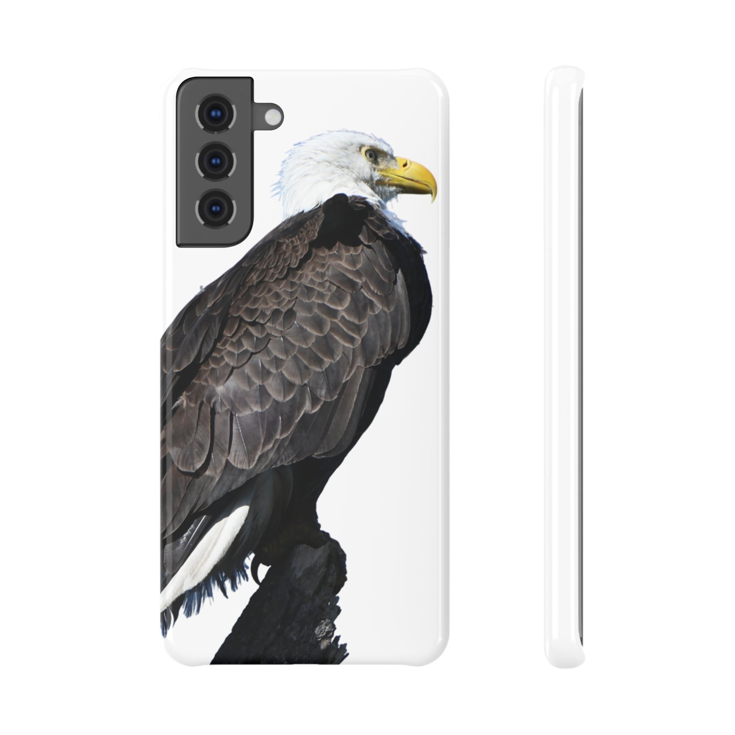 Eagle Slim Snap Case, Wildlife Phone Cover, Nature Lover Gift, Bird Photography Case, Outdoor Enthusiast Accessory