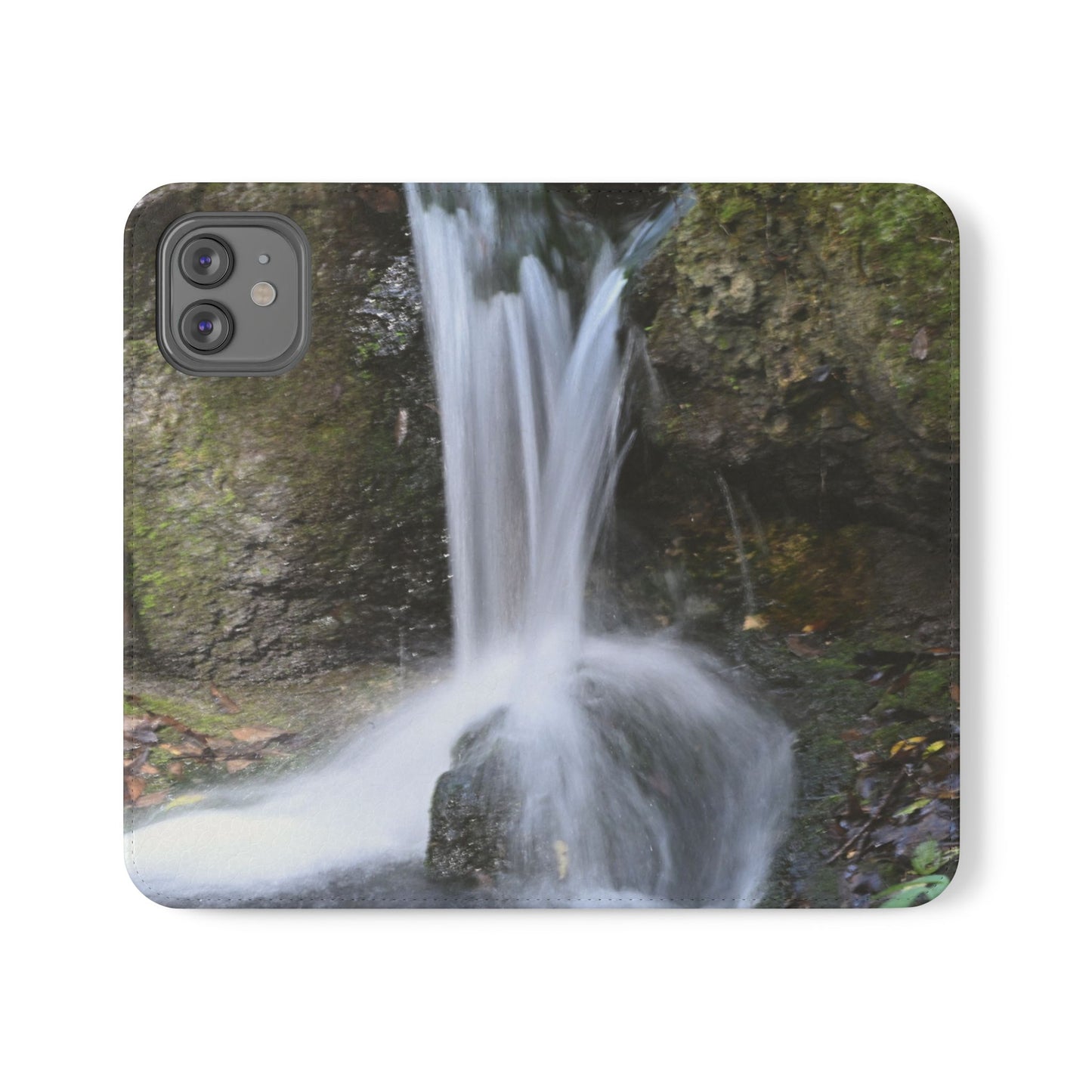 Scenic Waterfall Flip Case, Nature Phone Wallet, Eco-Friendly Phone Accessory, Gift for Nature Lovers, Travel Must-Have