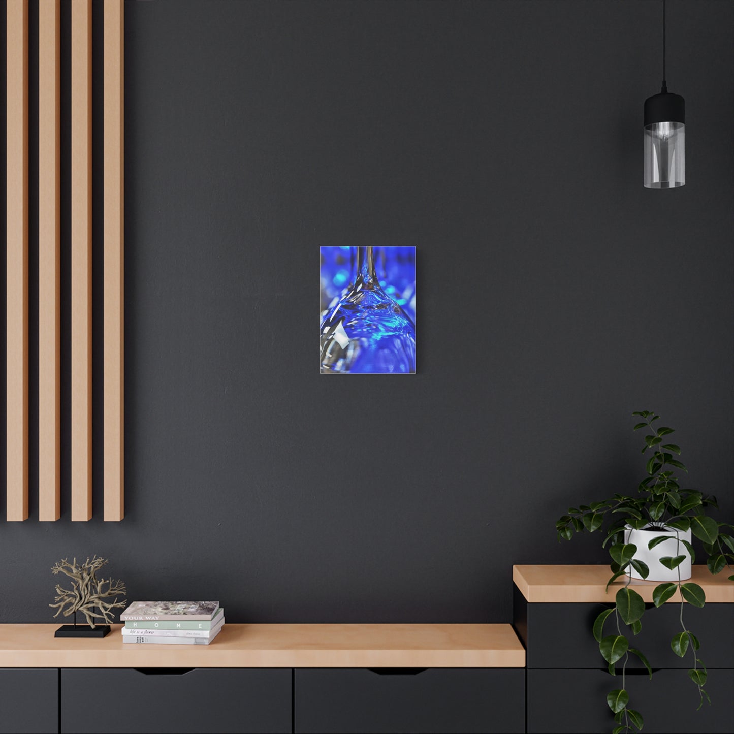 Blue Reflection Canvas Art Print