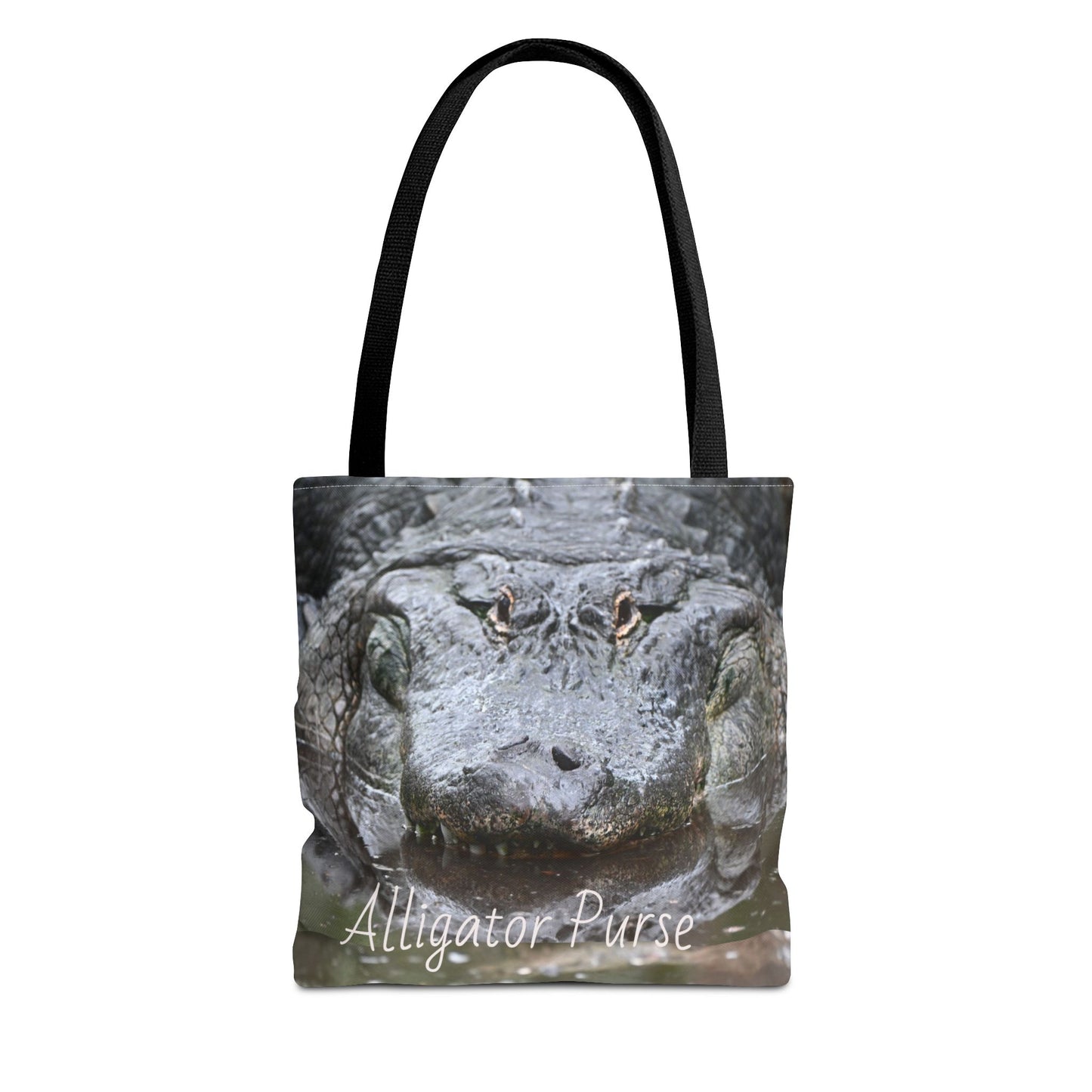 Alligator Print Tote Bag, Wildlife Lover Gift, Eco-Friendly Bag, Beach Tote, Animal Lovers' Accessory, Unique Alligator Purse