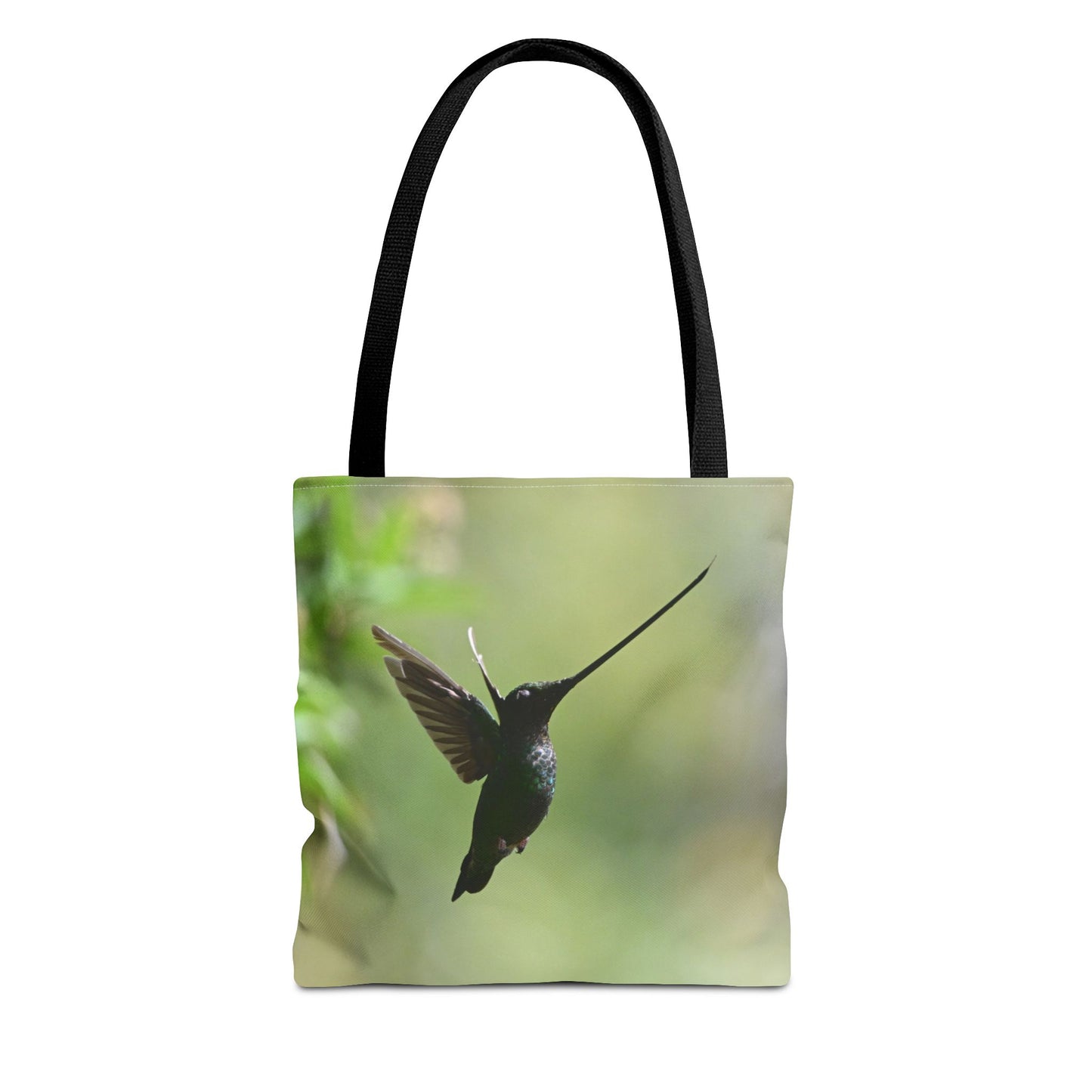 Hummingbird Tote Bag, Colorful Eco-Friendly Shopper, Summer Beach Bag, Floral Gift Bag, Lightweight Carry-All
