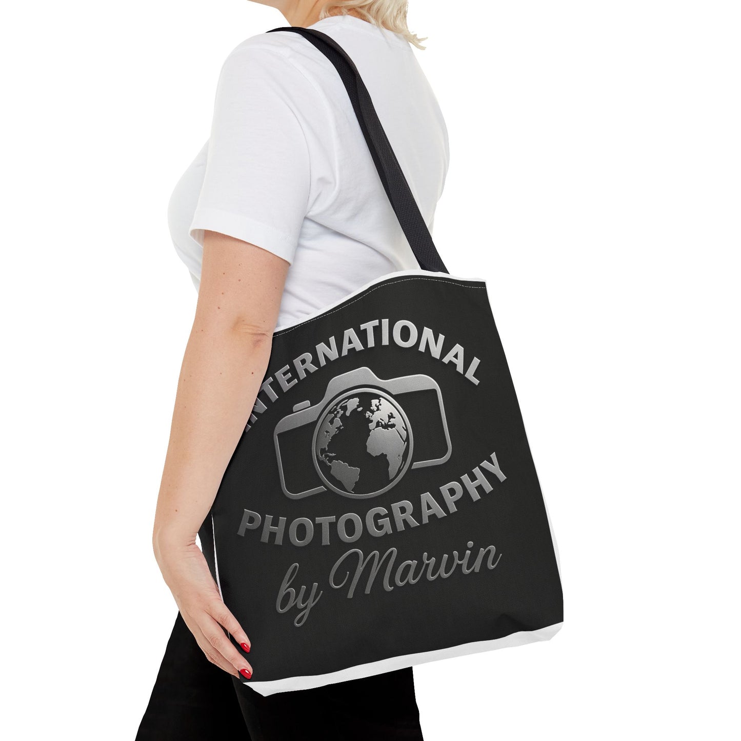 International Photography Tote Bag, Unique Shopper, Eco-Friendly Gift, Stylish Camera Lover Bag, Photography Enthusiast Accessory