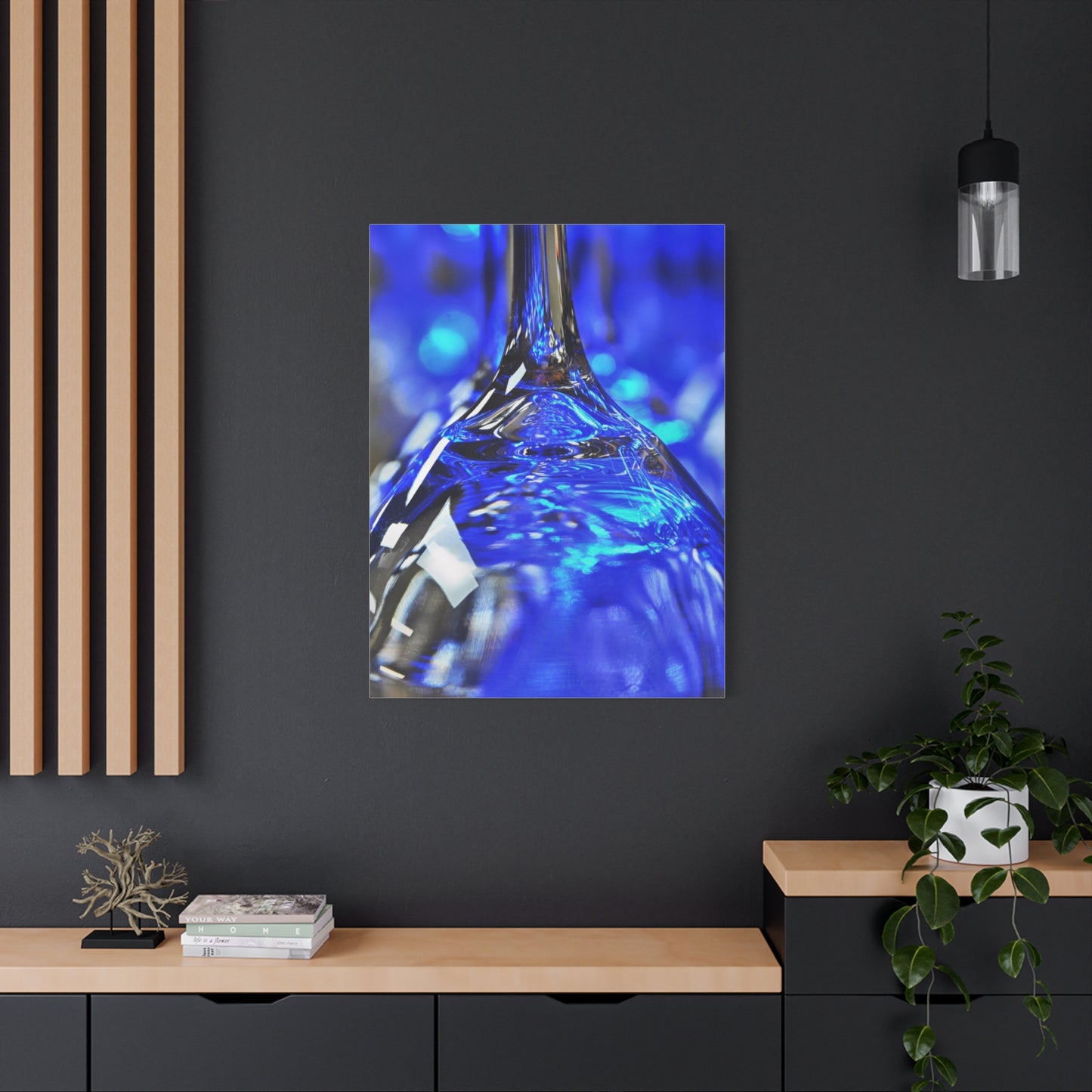Blue Reflection Canvas Art Print