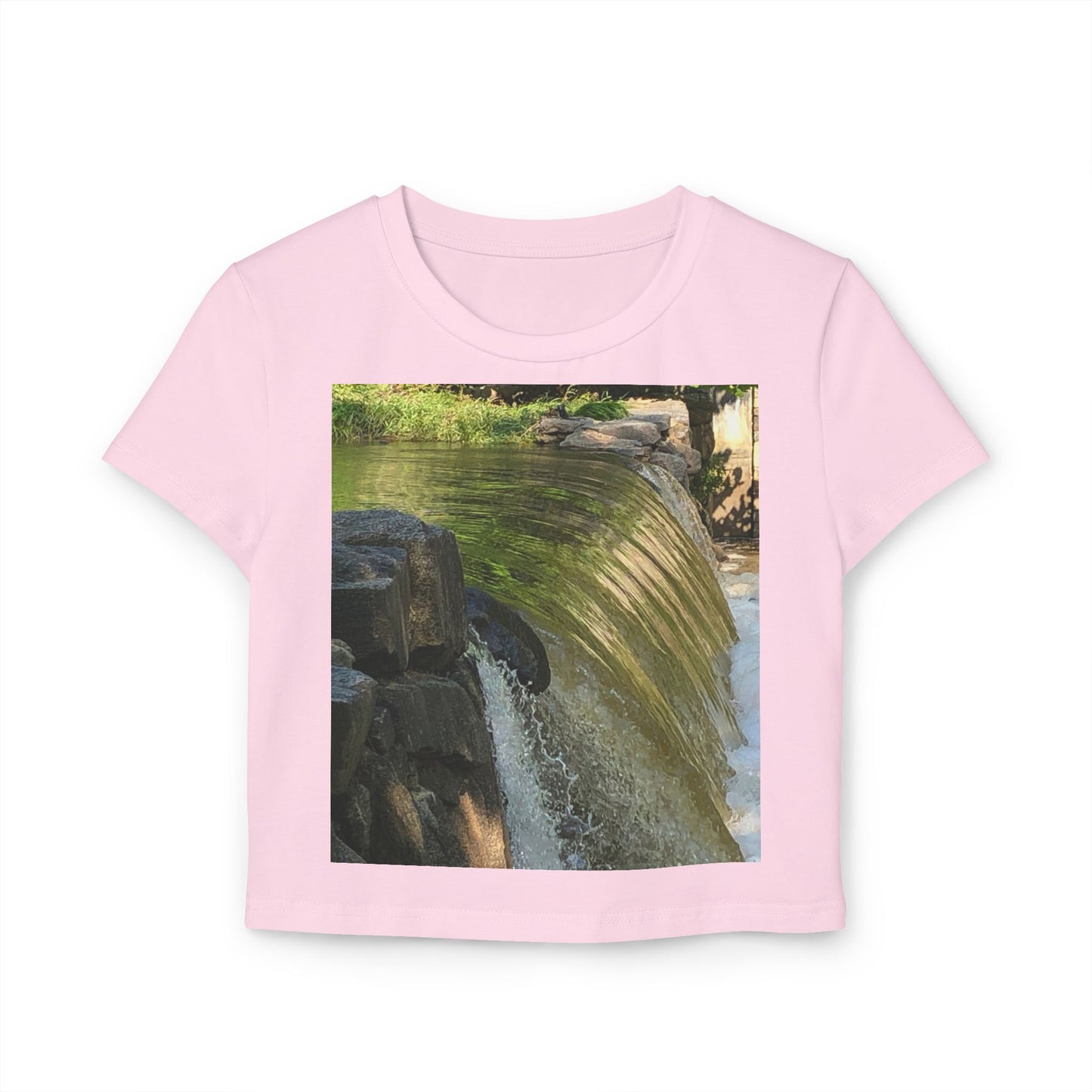 Tranquil Nature Women's Baby Tee | Perfect for Relaxing Days, Eco-Friendly Fashion, Nature Lovers Gift, Casual Wear, Spring/Summer Style