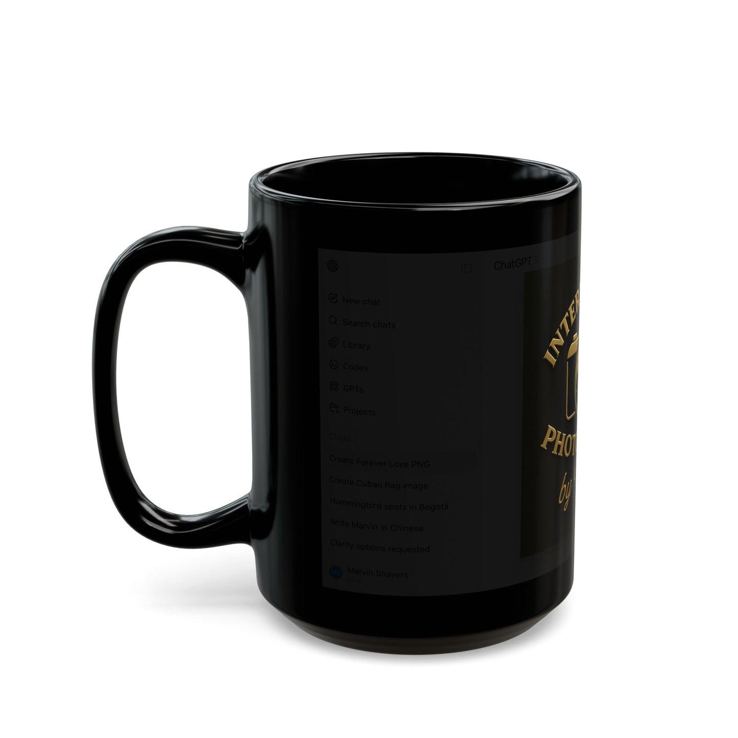 Photography Enthusiast Black Mug - Perfect Gift for Photographers, Coffee Lovers, Personal Use, International Photography Theme