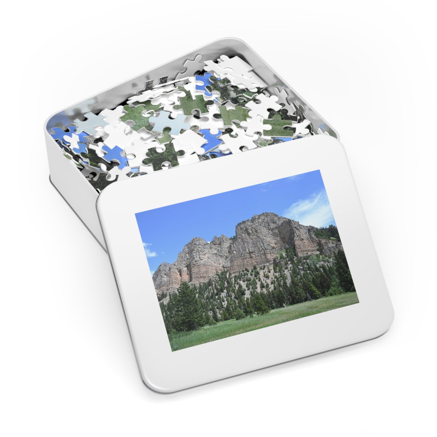 Scenic Jigsaw Puzzle with Tin - Perfect Gift for Nature Lovers, Family Fun, Home Décor, Relaxation Activity, Hiking Theme
