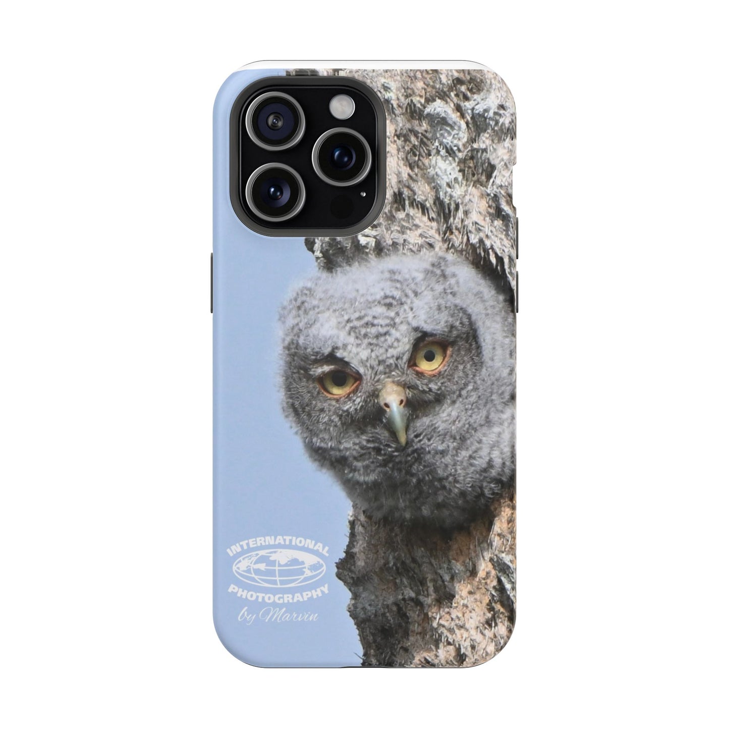 Owl Magnetic Tough Case, Wildlife Phone Case, Nature Lover Gift, Eco-Friendly Phone Cover, Customizable Phone Accessory