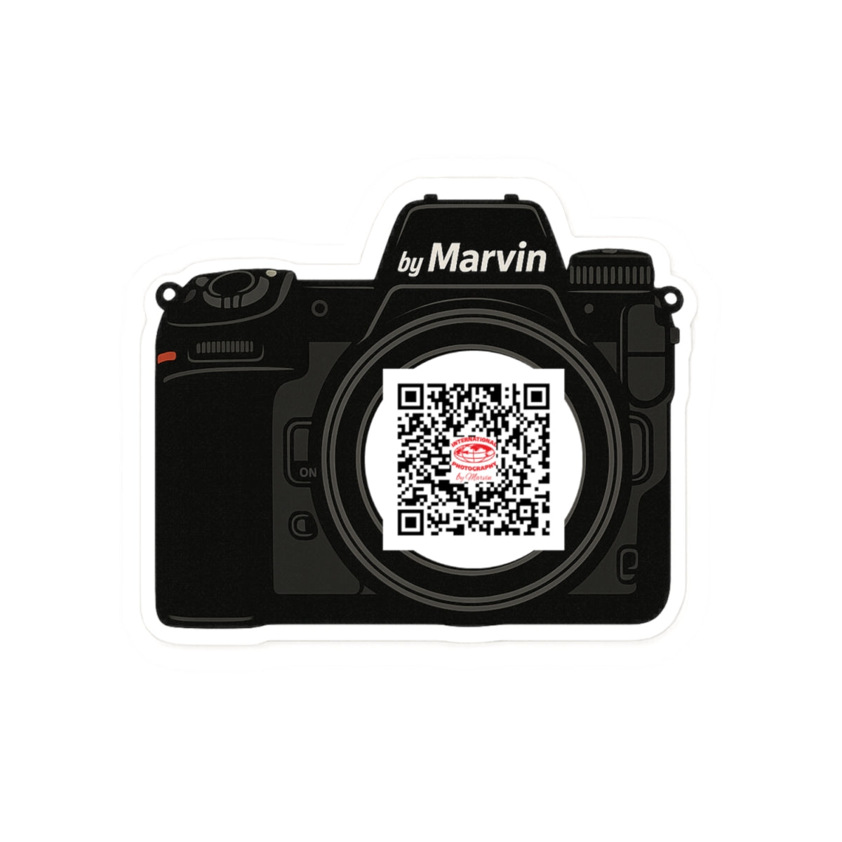 Camera Kiss-Cut Stickers - Photography Lover Decor, Laptop Stickers, Scrapbooking, DIY Projects, Gift for Creatives