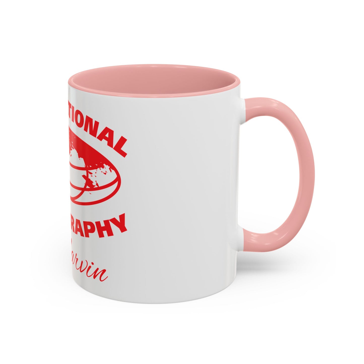 International Photography Accent Mug - Unique Coffee Mug, Gift for Photographers, Travel Mug, Artsy Gifts, Photography Lovers