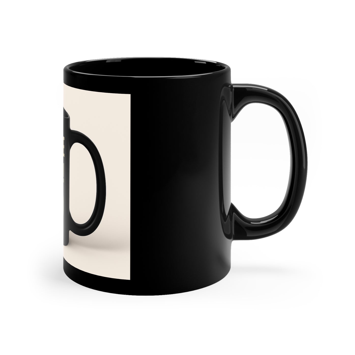 Funny Eco-Friendly Coffee Mug, Gift for Nature Lovers, Don't Be Trashy Mug, Black Mug for Home or Office, Green Living Gifts