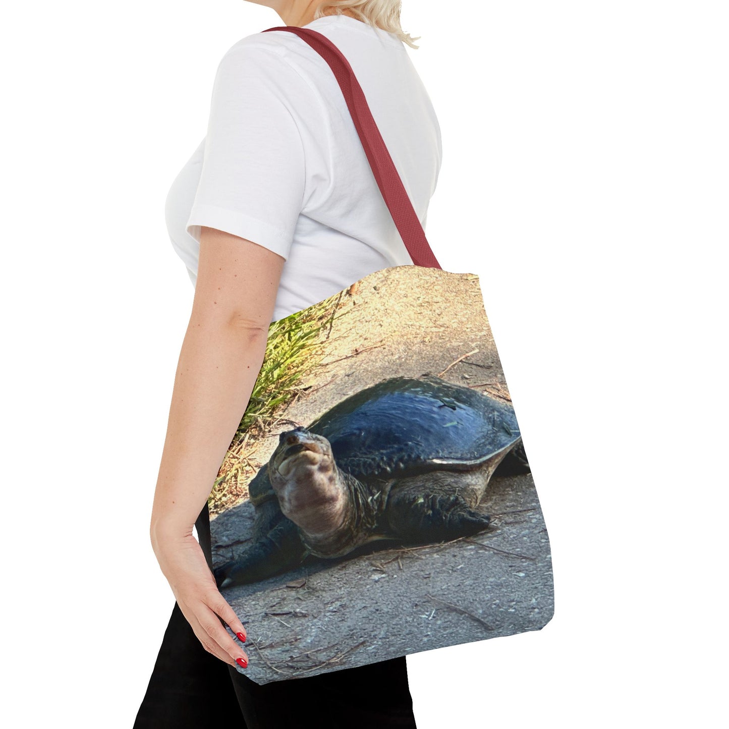 Cute Turtle Tote Bag - Eco-Friendly Beach Bag, Reusable Grocery Tote, Animal Lover Gift, Nature-Inspired Accessory, Perfect for Summer