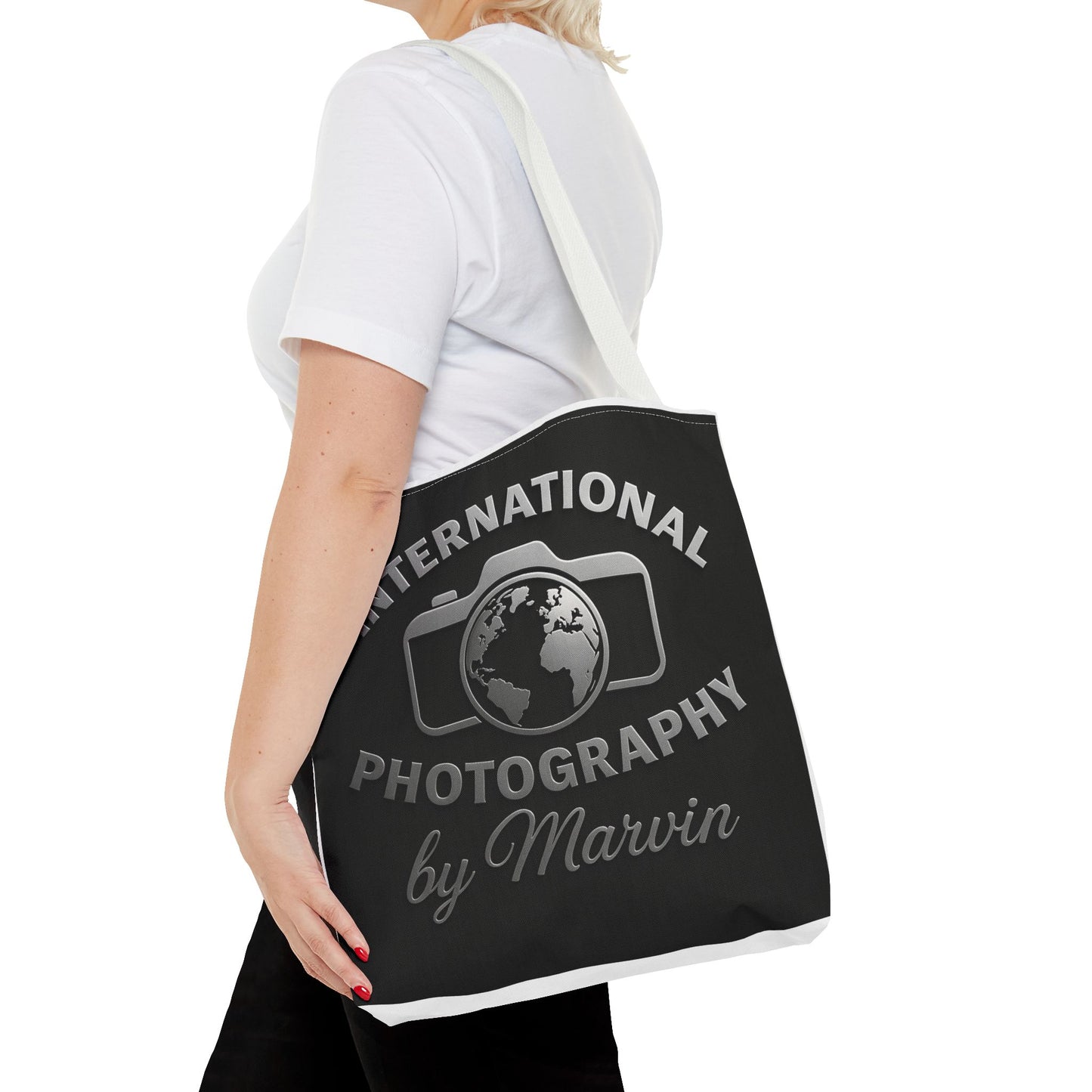 International Photography Tote Bag, Unique Shopper, Eco-Friendly Gift, Stylish Camera Lover Bag, Photography Enthusiast Accessory