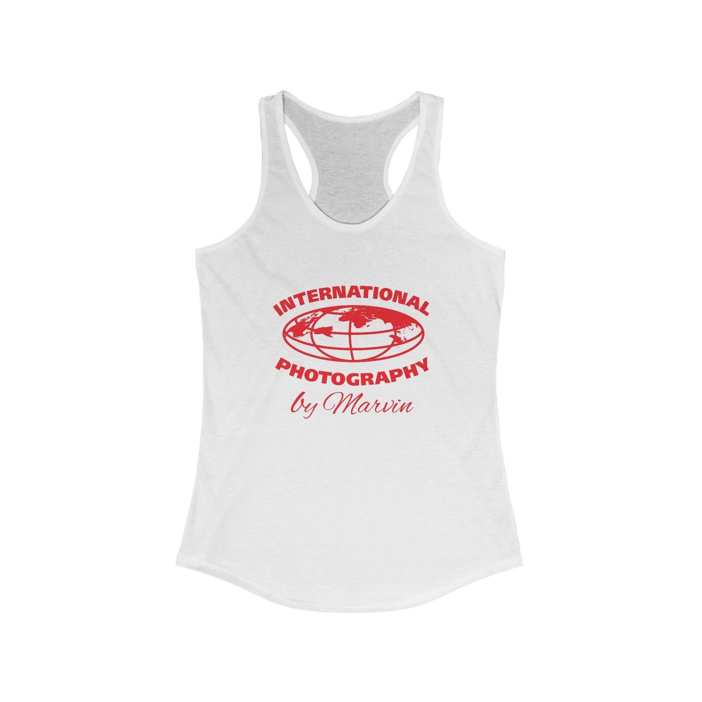 International Photography Women's Racerback Tank, Photography Gift, Summer Style, Travel Enthusiast Top, Vacation Wear