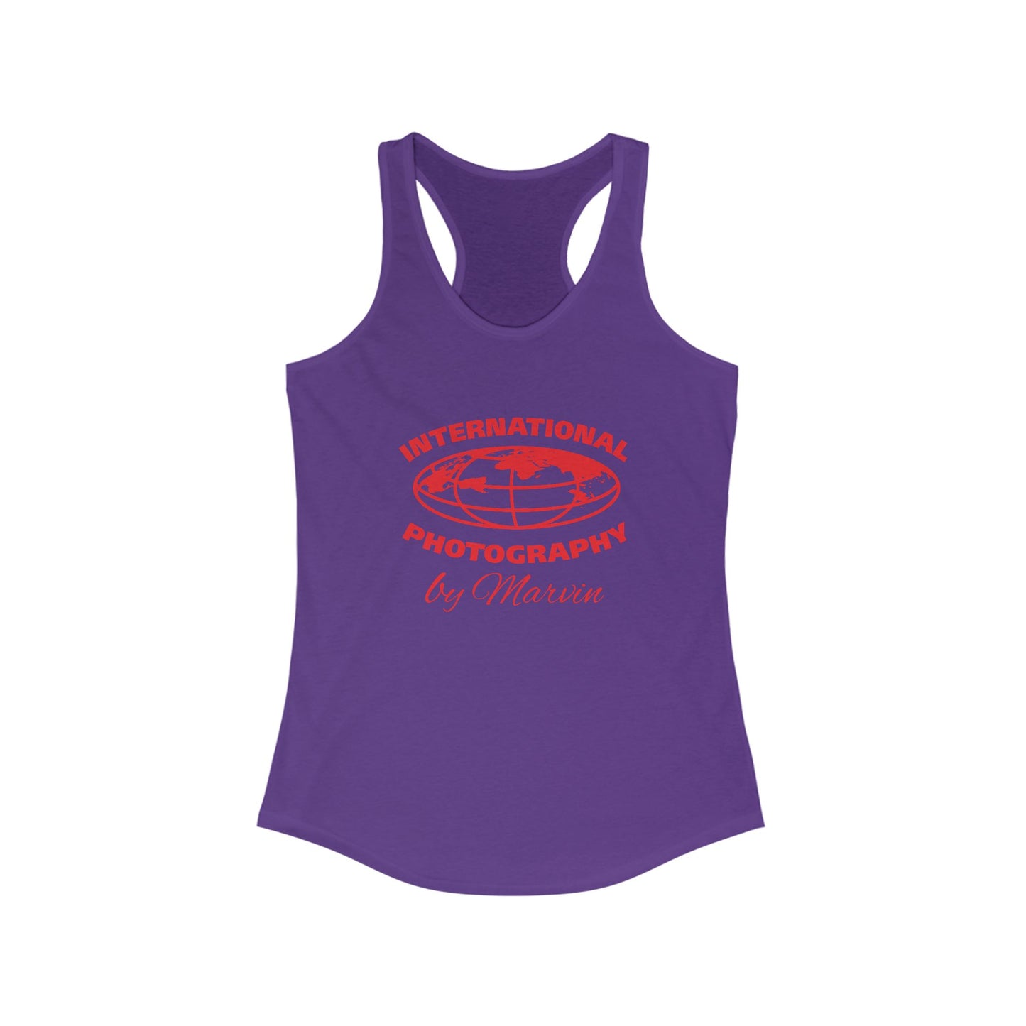 International Photography Women's Racerback Tank, Photography Gift, Summer Style, Travel Enthusiast Top, Vacation Wear