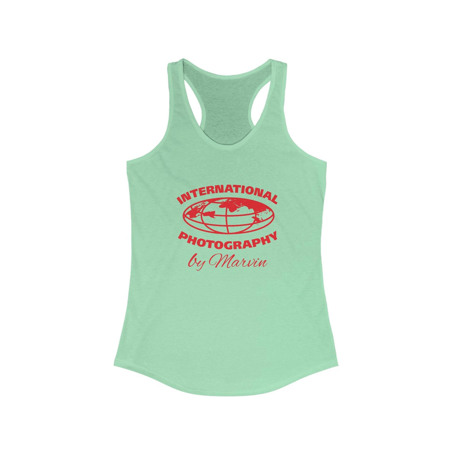 International Photography Women's Racerback Tank, Photography Gift, Summer Style, Travel Enthusiast Top, Vacation Wear