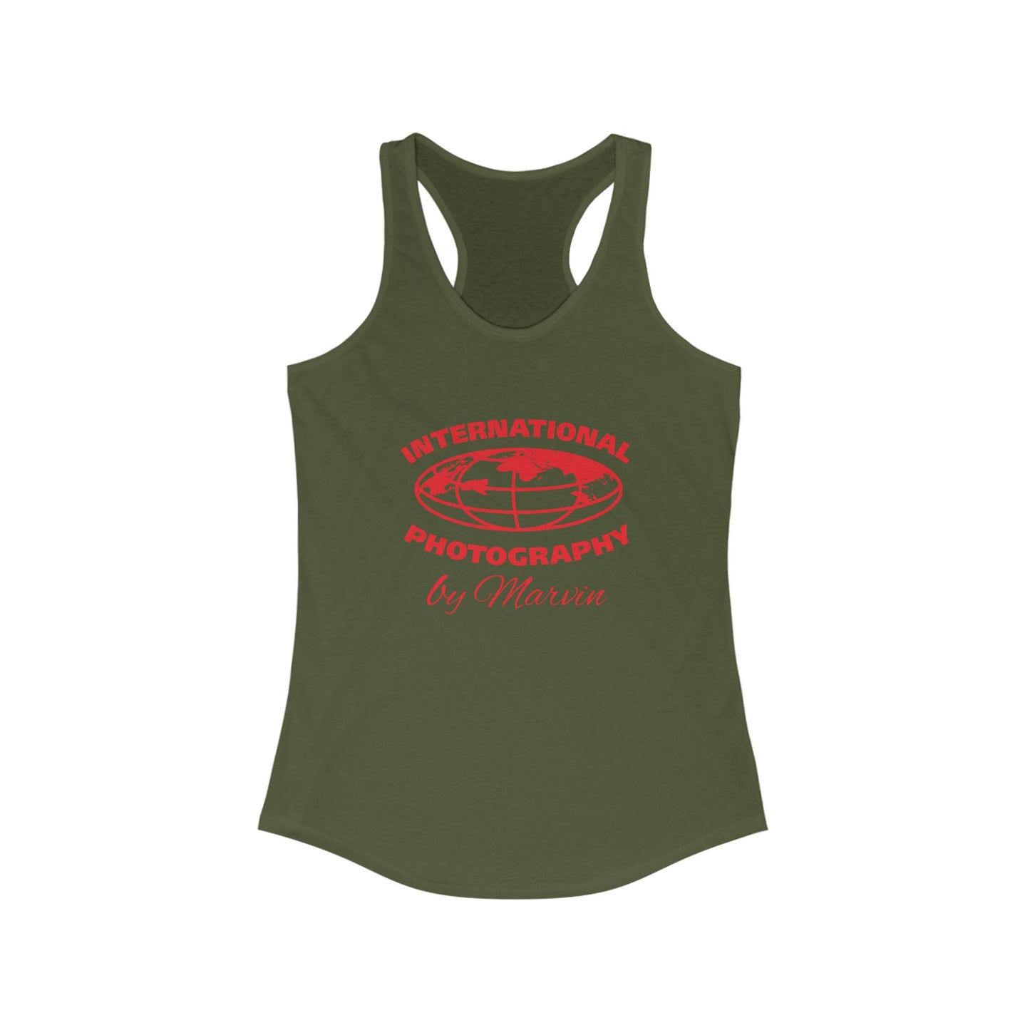 International Photography Women's Racerback Tank, Photography Gift, Summer Style, Travel Enthusiast Top, Vacation Wear
