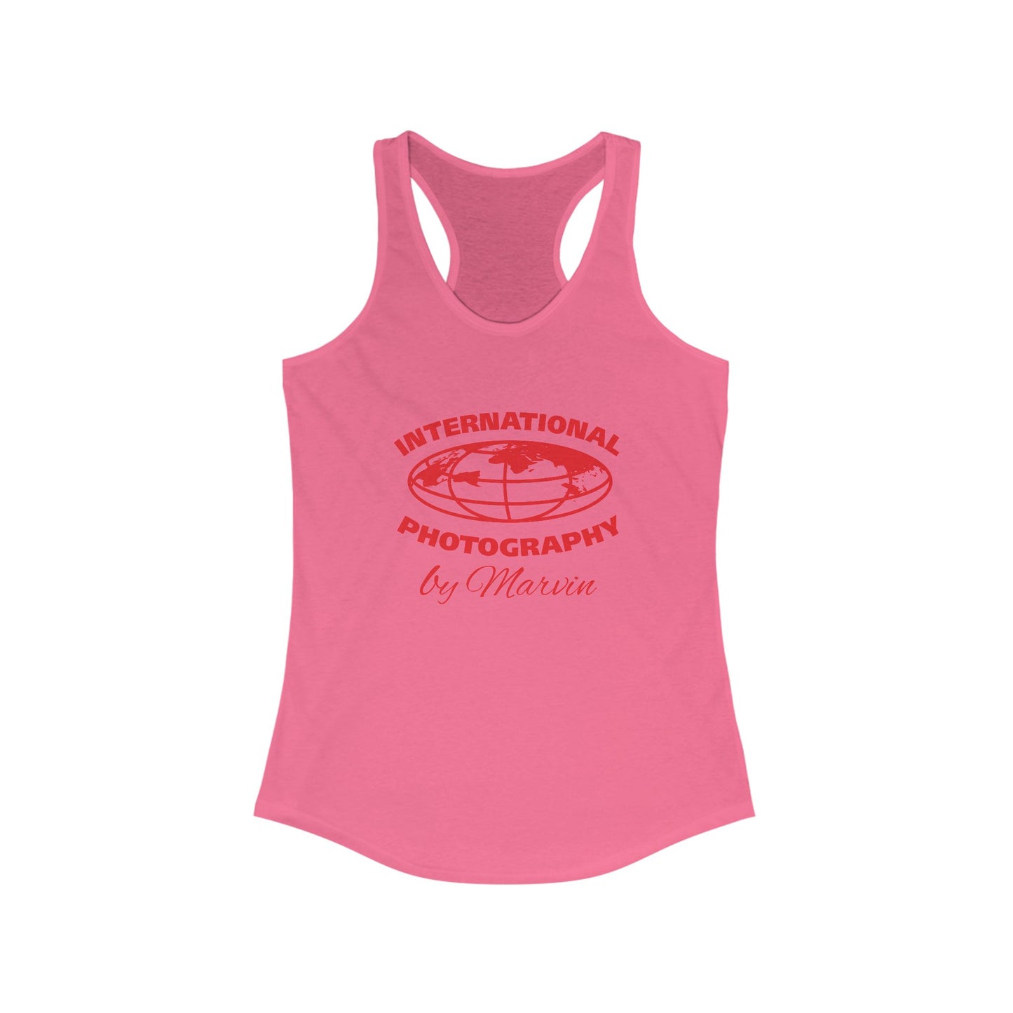International Photography Women's Racerback Tank, Photography Gift, Summer Style, Travel Enthusiast Top, Vacation Wear