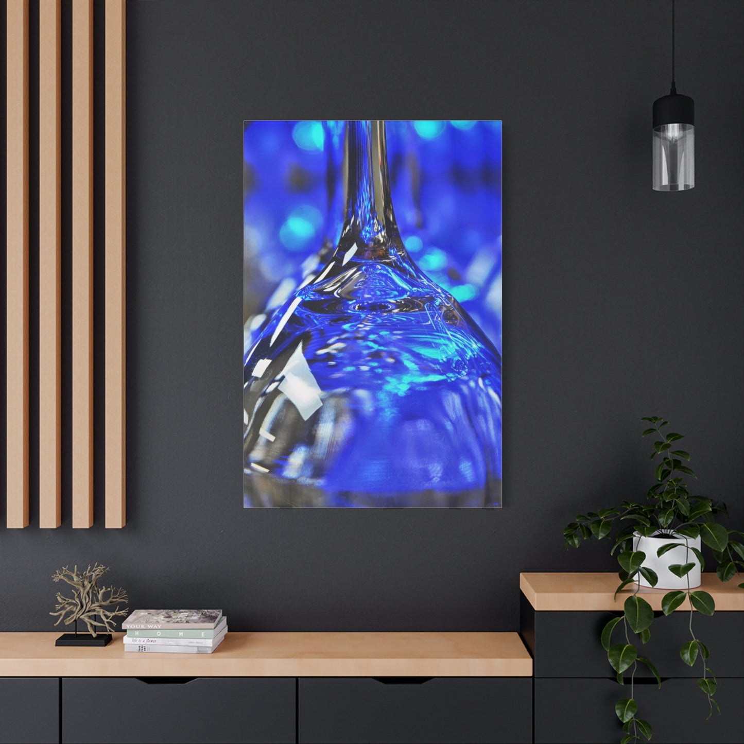 Blue Reflection Canvas Art Print