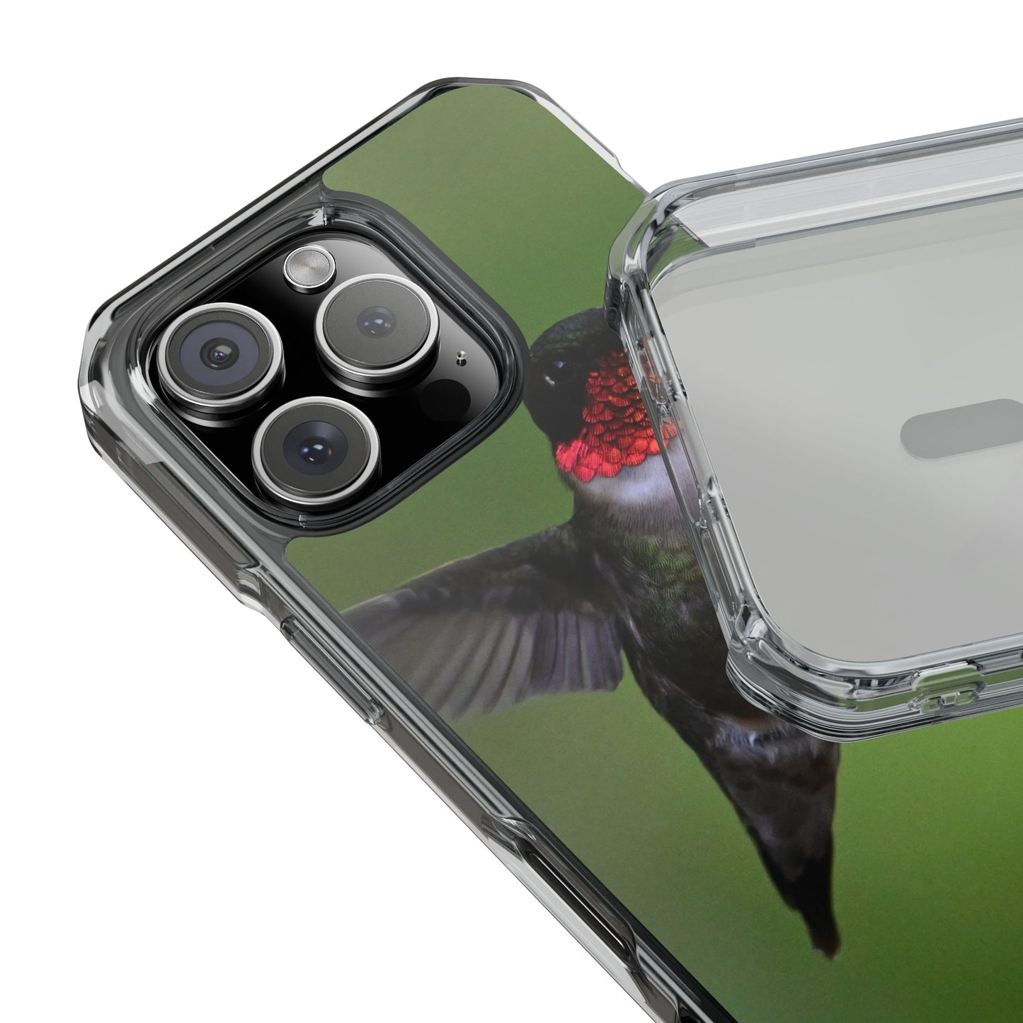 Hummingbird Phone Case with Clear Impact Design, Gift for Nature Lovers, Unique Phone Accessory, Protective Case, Bird Enthusiast Gift