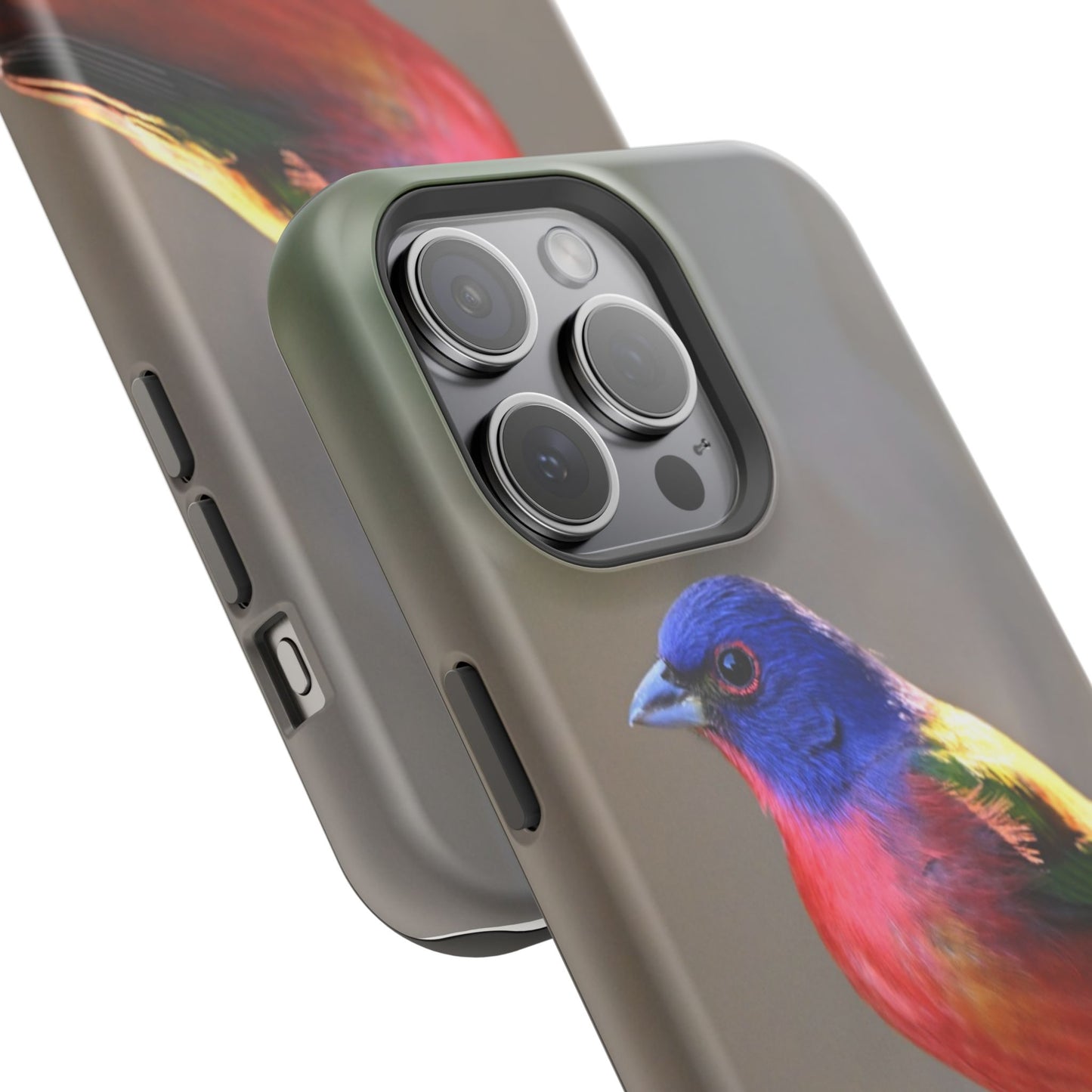 Colorful Bird Phone Case, Magnetic Tough Cases, Nature Lover Gift, Wildlife Phone Cover, Eco-Friendly Tech Accessories