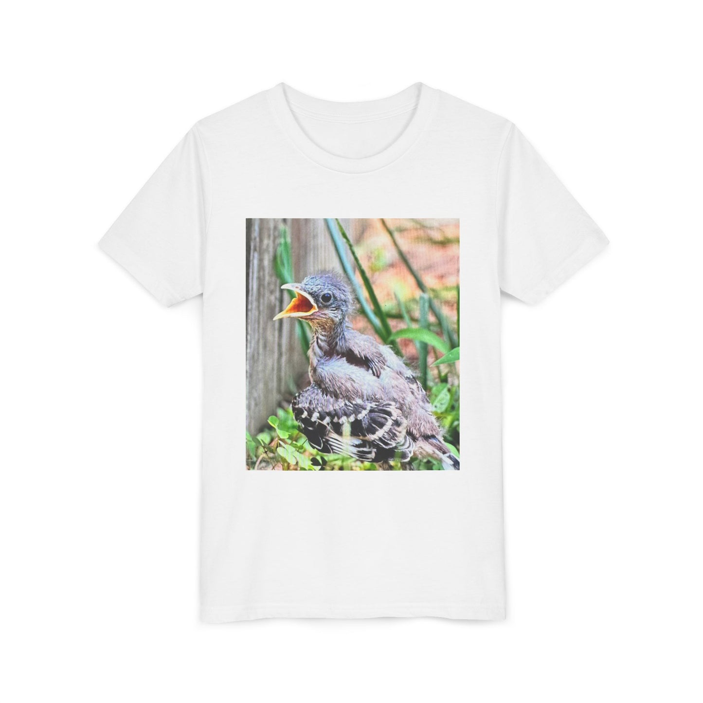Youth Bird Graphic Tee - Cute Baby Bird T-Shirt, Nature Lovers Gift, Kids Apparel, Animal Tee, Spring Fashion, Eco-Friendly