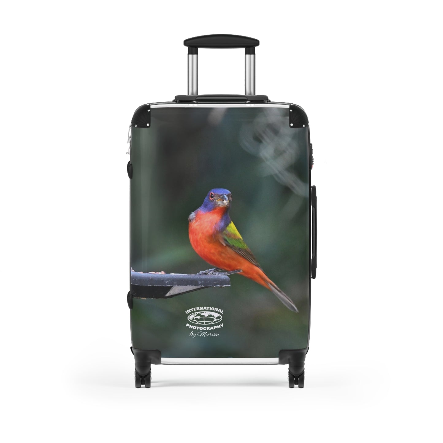 Vibrant Bird Print Suitcase - Travel Luggage for Nature Lovers, Adventure Gear, Stylish Carry-On, Gift for Travelers, Vacation Essentials
