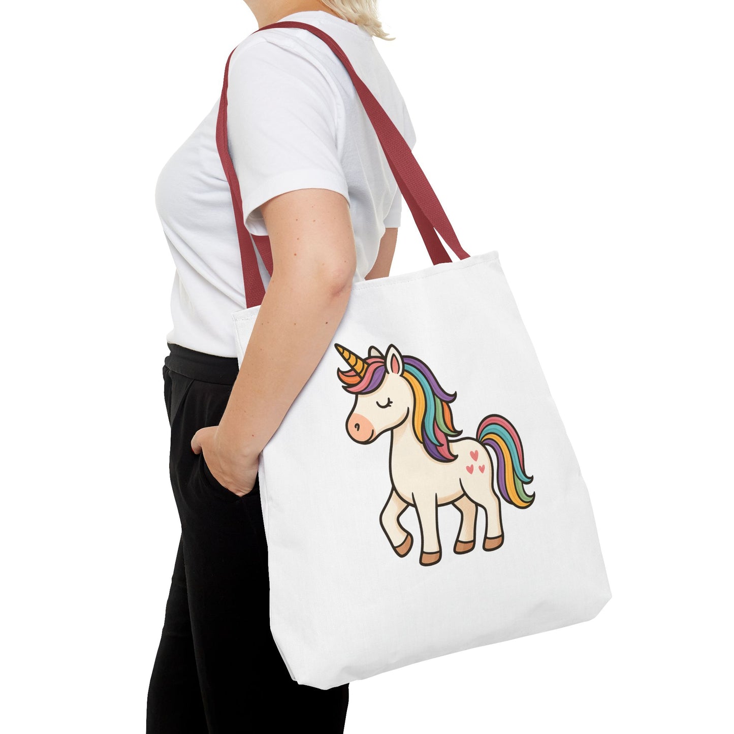 Whimsical Unicorn Tote Bag, Cute Daily Purse, Artsy Gift, Eco-Friendly Shopper, Fun Beach Bag, Magical Adventure Companion