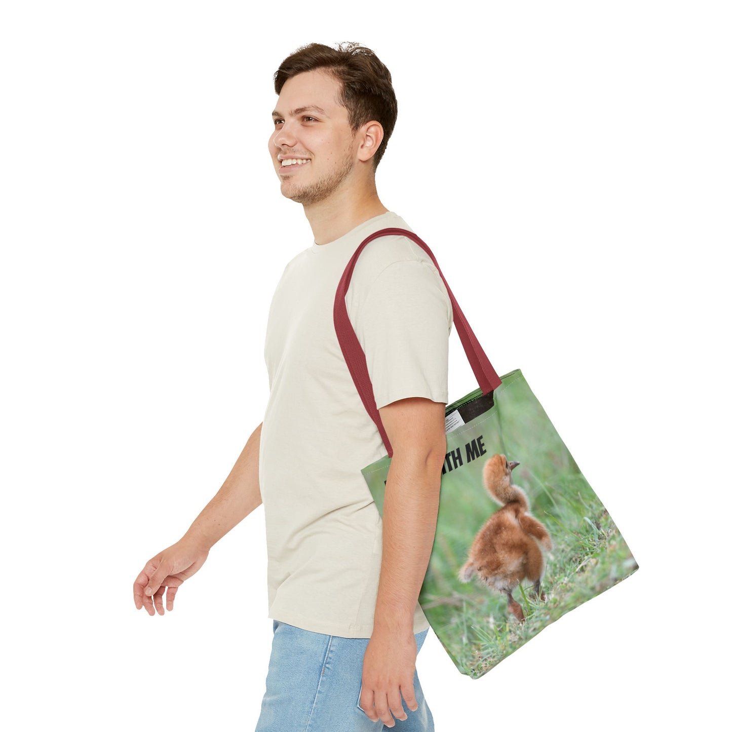 Adorable Chick Tote Bag - Perfect for Bird Lovers, Casual Outings, Eco-Friendly Shopping, Gift for Nature Enthusiasts, Spring Celebrations