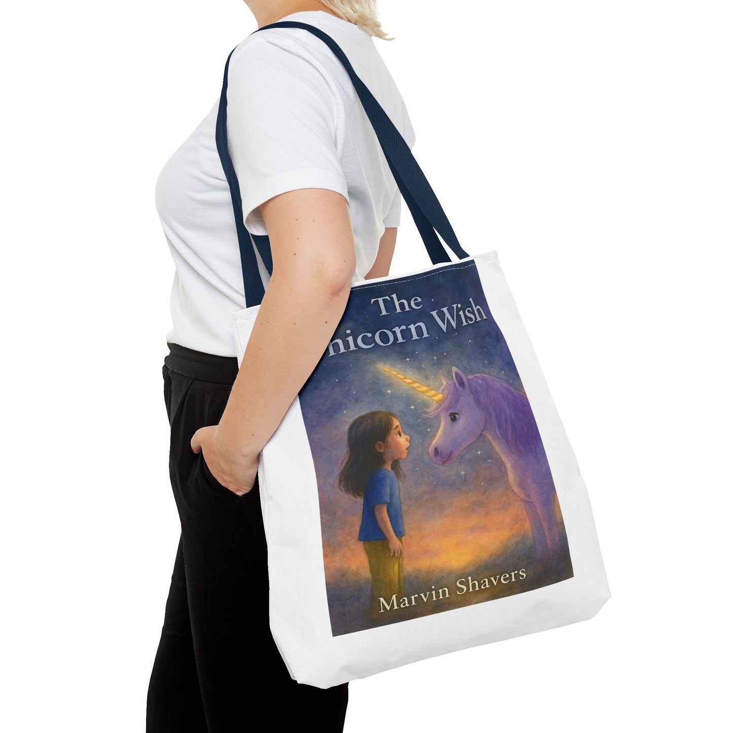 Unicorn Wish Tote Bag – Perfect for Dreamers and Readers