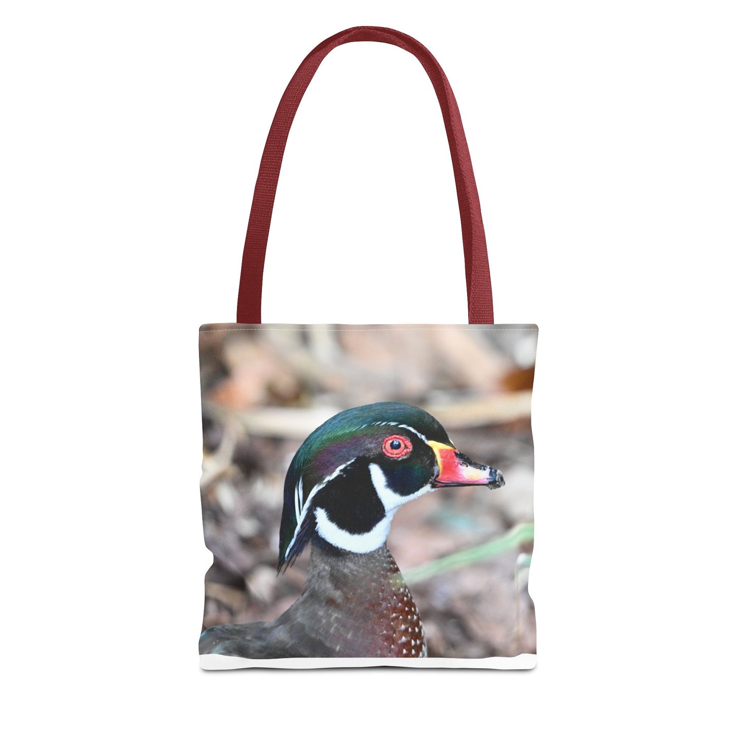 Wood Duck Tote Bag, Nature Lover Eco-Friendly Tote, Gift for Bird Enthusiasts, Stylish Reusable Shopping Bag, Photography Art Bag