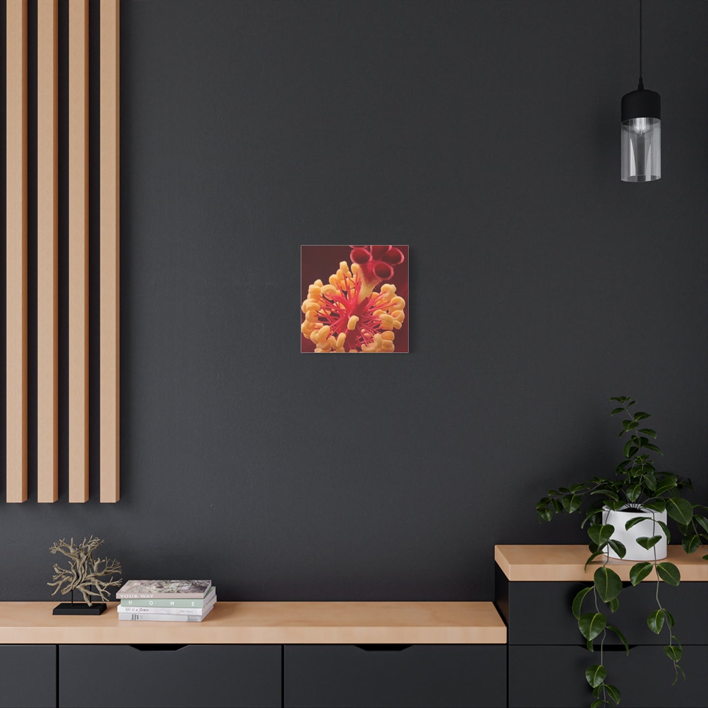 Floral Canvas Art Print, Stretched Wall Decor, Home Decor, Botanical Artwork, Modern Wall Art, Gift for Flower Lovers