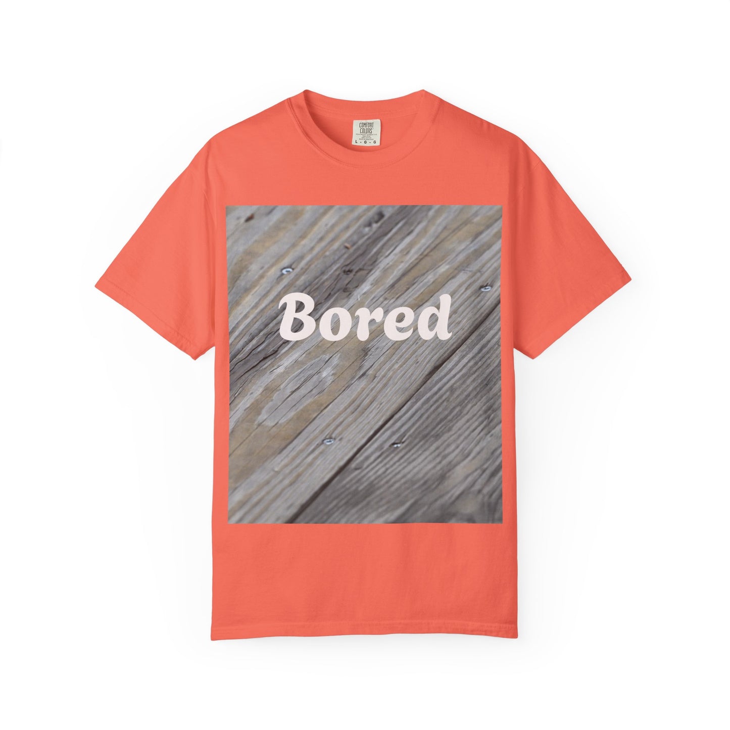 Bored Unisex Garment-Dyed T-Shirt, Casual Tee, Relaxed Shirt, Gift for Teens, Everyday Wear, Comfortable Clothing