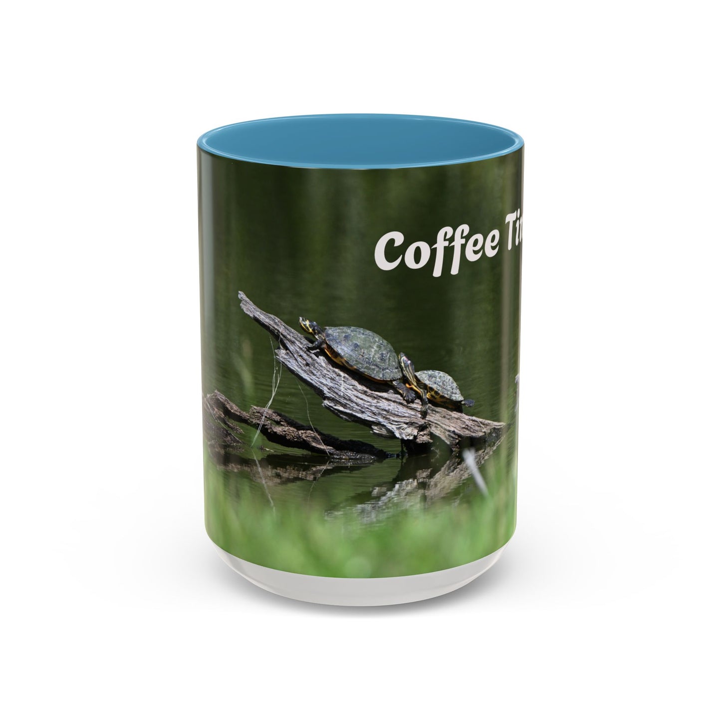 Nature-Inspired Coffee Mug with 'Coffee Time' Design - Perfect Gift for Nature Lovers