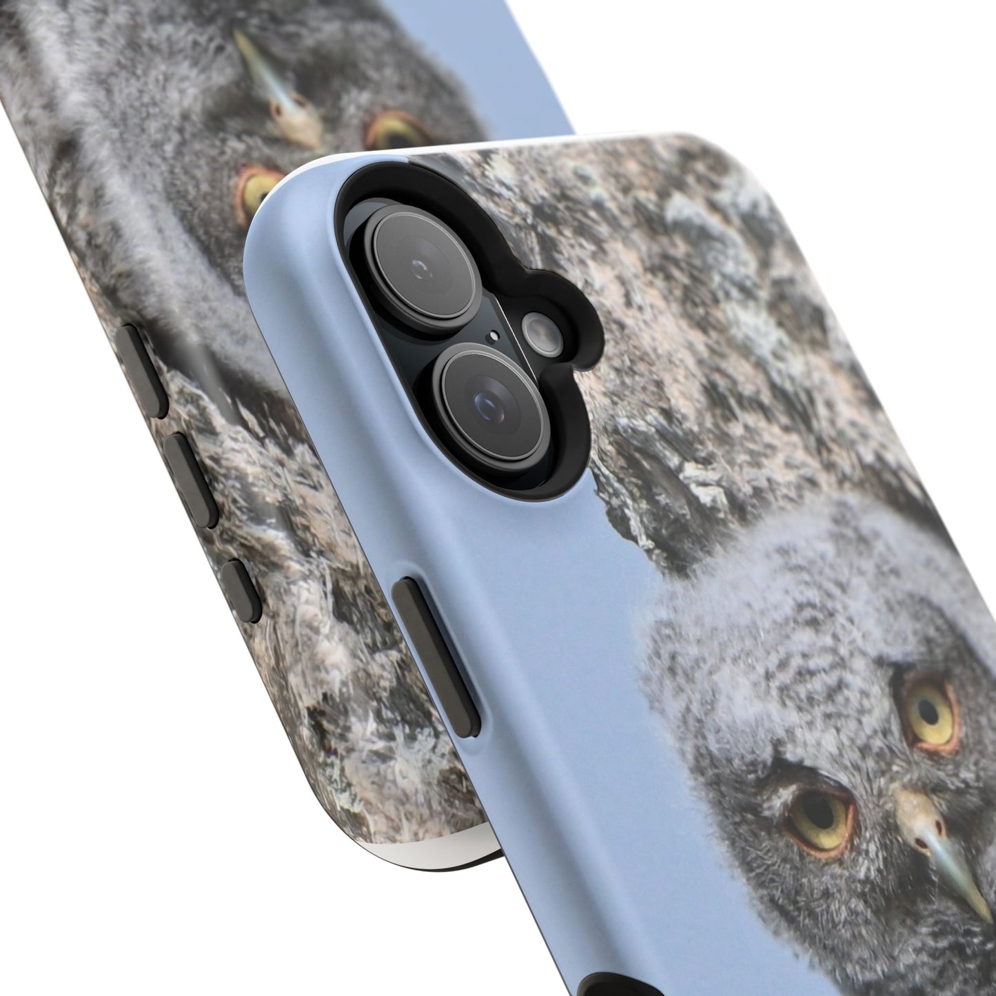 Owl Magnetic Tough Case, Wildlife Phone Case, Nature Lover Gift, Eco-Friendly Phone Cover, Customizable Phone Accessory