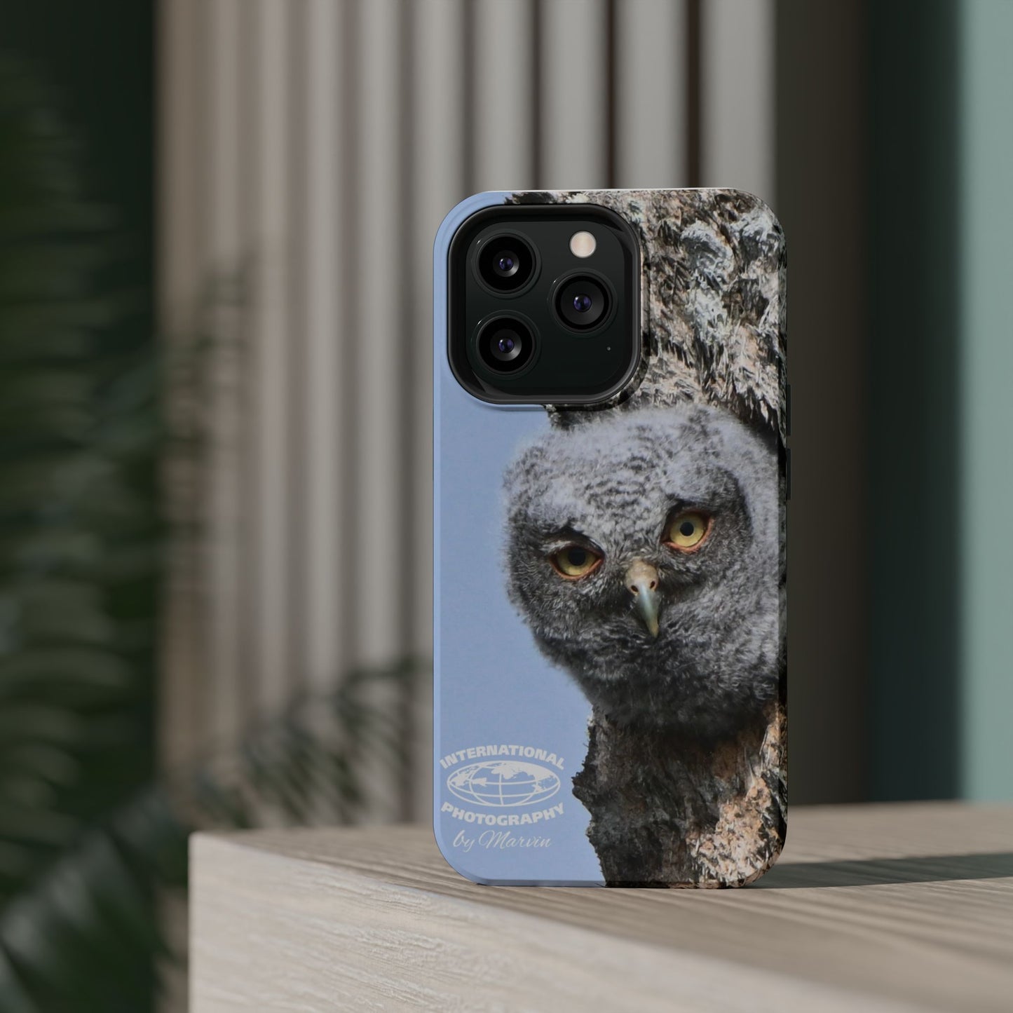 Owl Magnetic Tough Case, Wildlife Phone Case, Nature Lover Gift, Eco-Friendly Phone Cover, Customizable Phone Accessory