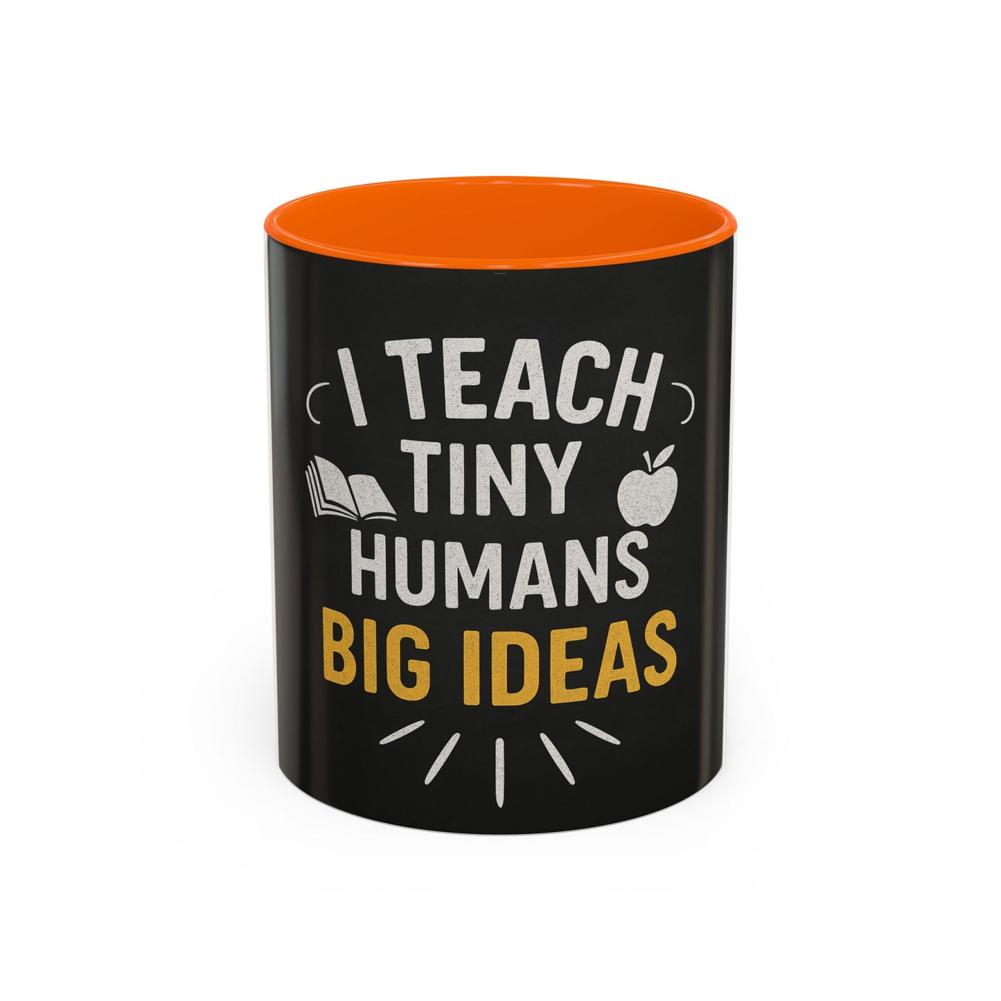 Teacher's Motivational Coffee Mug | I Teach Tiny Humans Big Ideas | Gift for Educators, Classroom Decor, School Supplies