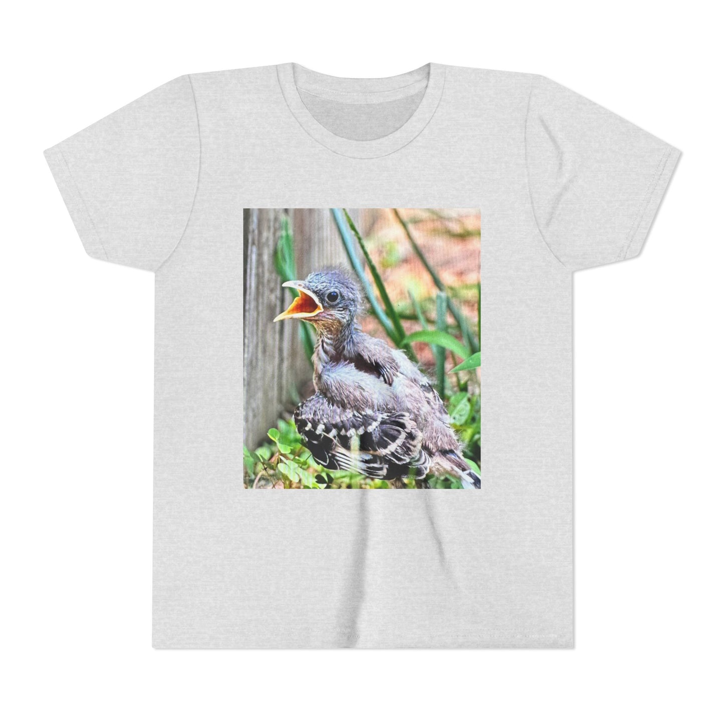 Youth Bird Graphic Tee - Cute Baby Bird T-Shirt, Nature Lovers Gift, Kids Apparel, Animal Tee, Spring Fashion, Eco-Friendly
