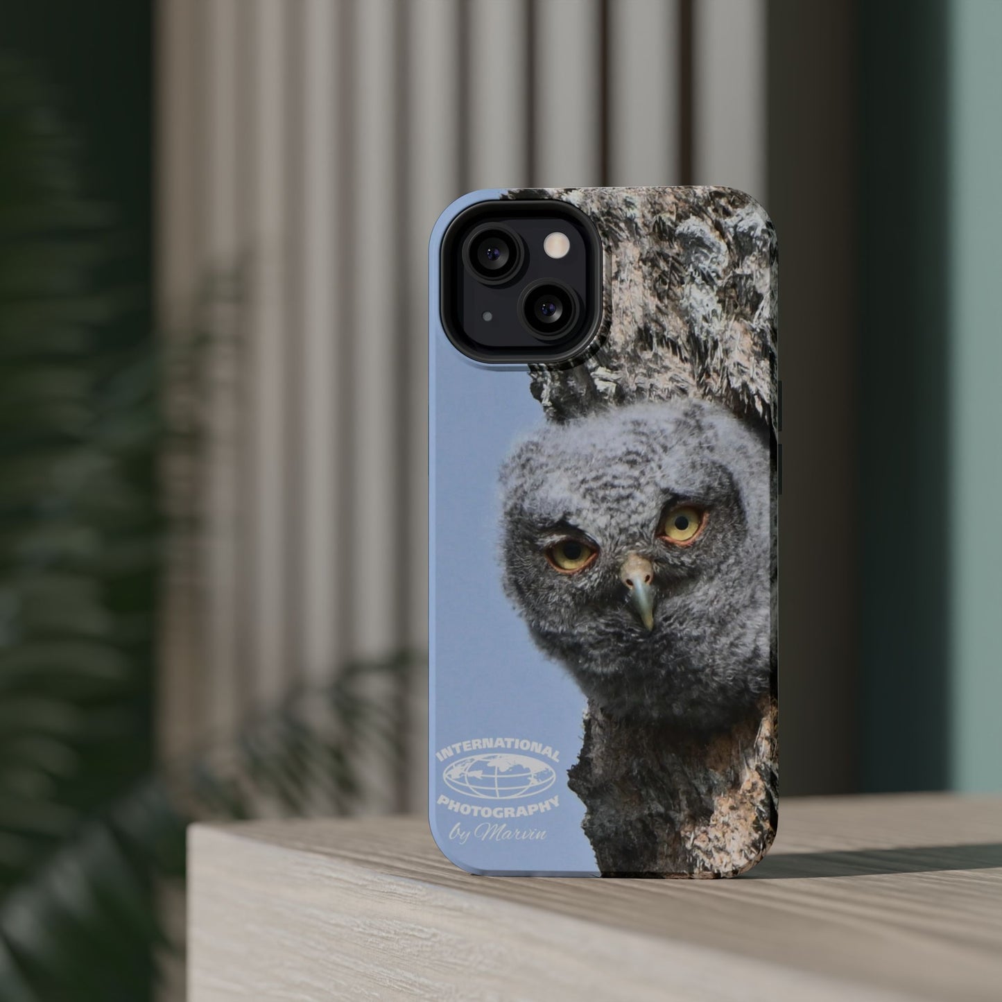 Owl Magnetic Tough Case, Wildlife Phone Case, Nature Lover Gift, Eco-Friendly Phone Cover, Customizable Phone Accessory