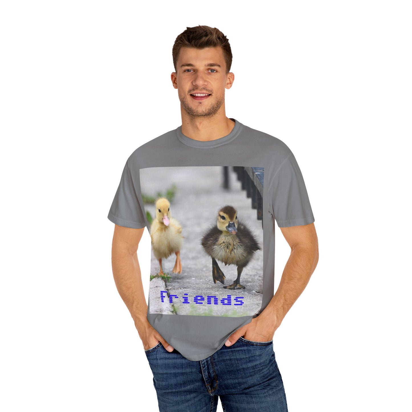 Friends Graphic T-Shirt, Cute Animal Tee, Unisex Casual Wear, Gift for Animal Lovers, Friendship Day Apparel