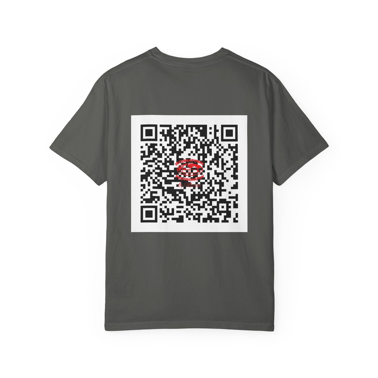 Photography Lover's Unisex T-Shirt, Travel Gift, Graphic Tee, Unique QR Code Design, International Photography Merchandise