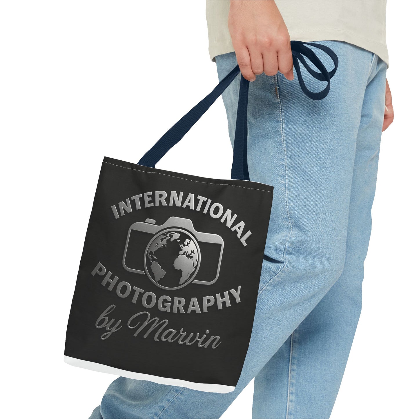 International Photography Tote Bag, Unique Shopper, Eco-Friendly Gift, Stylish Camera Lover Bag, Photography Enthusiast Accessory