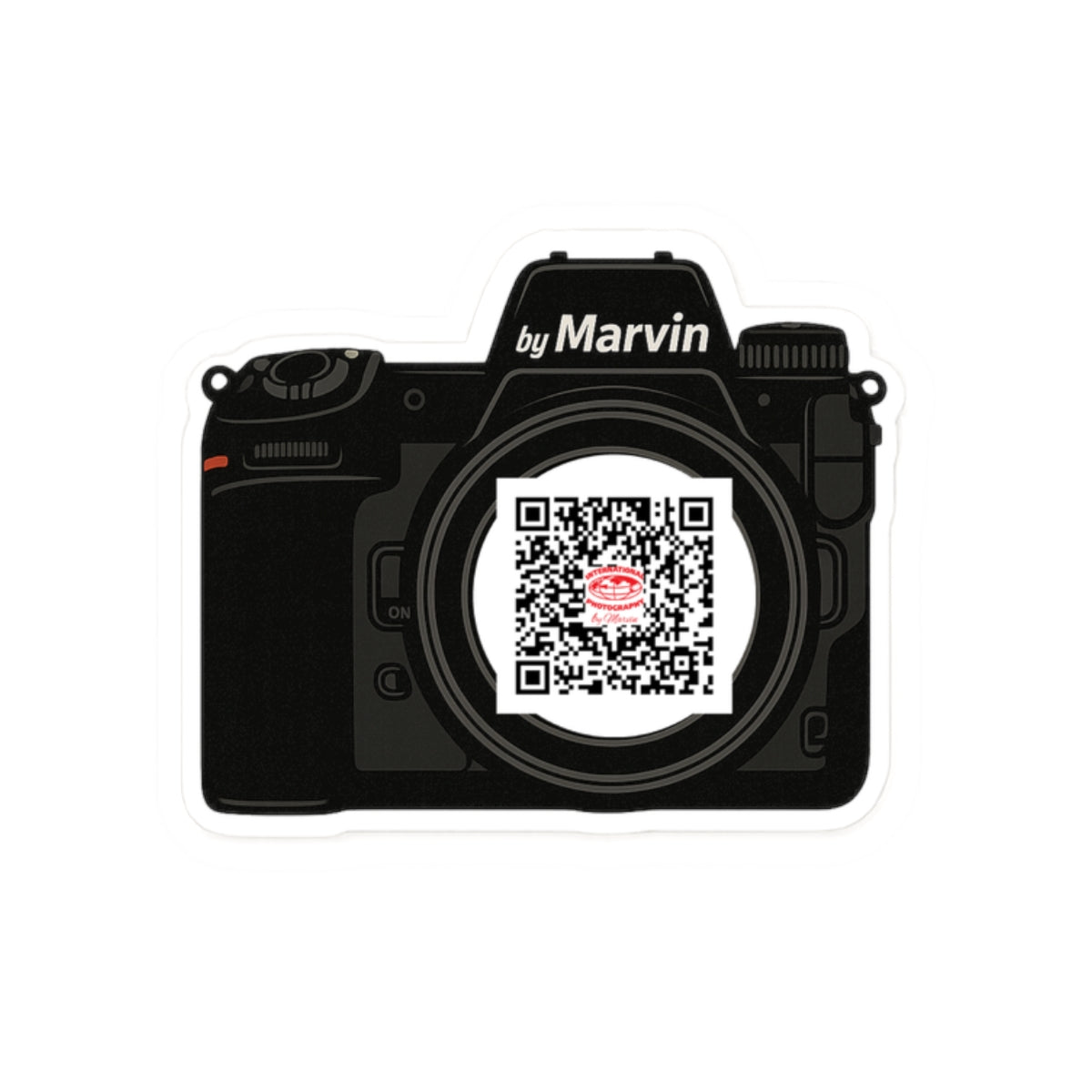 Camera Kiss-Cut Stickers - Photography Lover Decor, Laptop Stickers, Scrapbooking, DIY Projects, Gift for Creatives