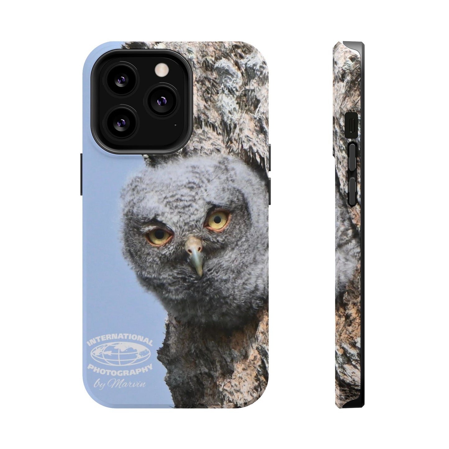 Owl Magnetic Tough Case, Wildlife Phone Case, Nature Lover Gift, Eco-Friendly Phone Cover, Customizable Phone Accessory