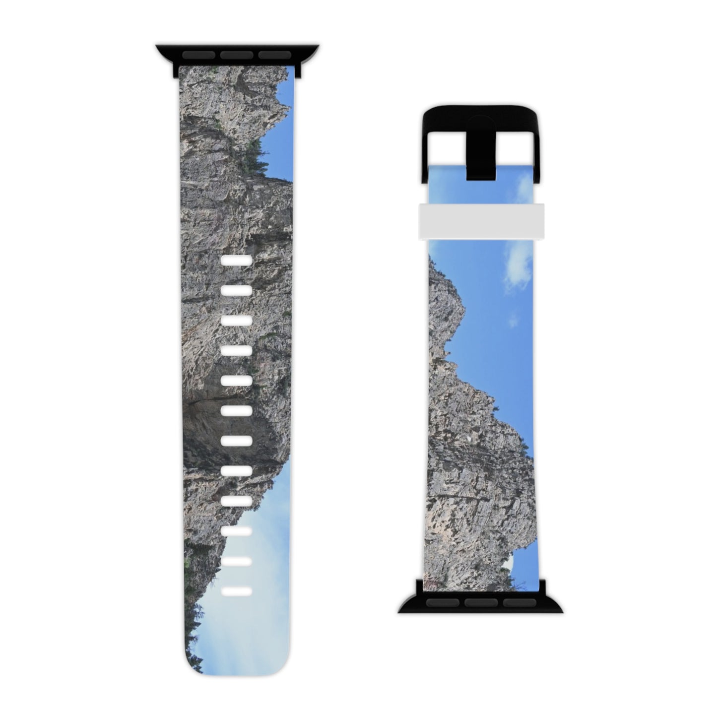 Mountain Sky Apple Watch Band, Nature Inspired Watch Strap, Gift for Adventurers, Casual Wear, Unique Watch Accessory