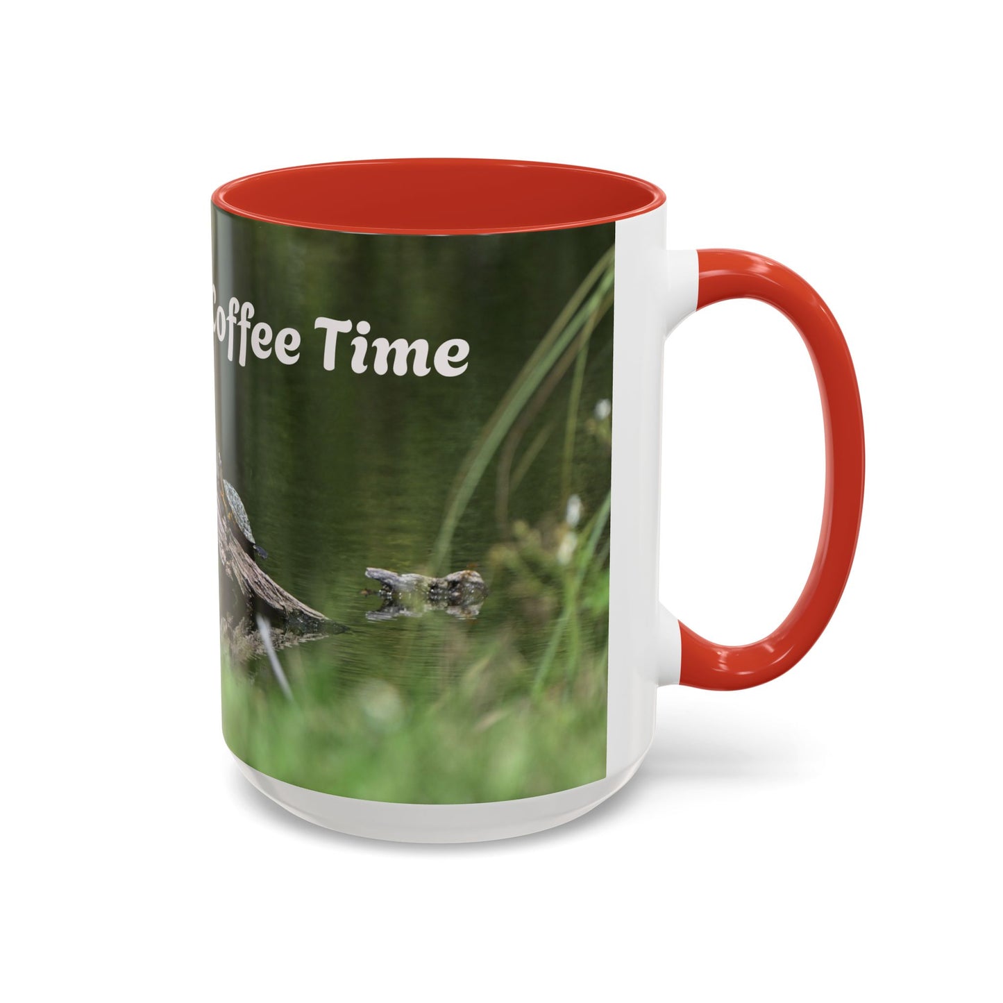 Nature-Inspired Coffee Mug with 'Coffee Time' Design - Perfect Gift for Nature Lovers