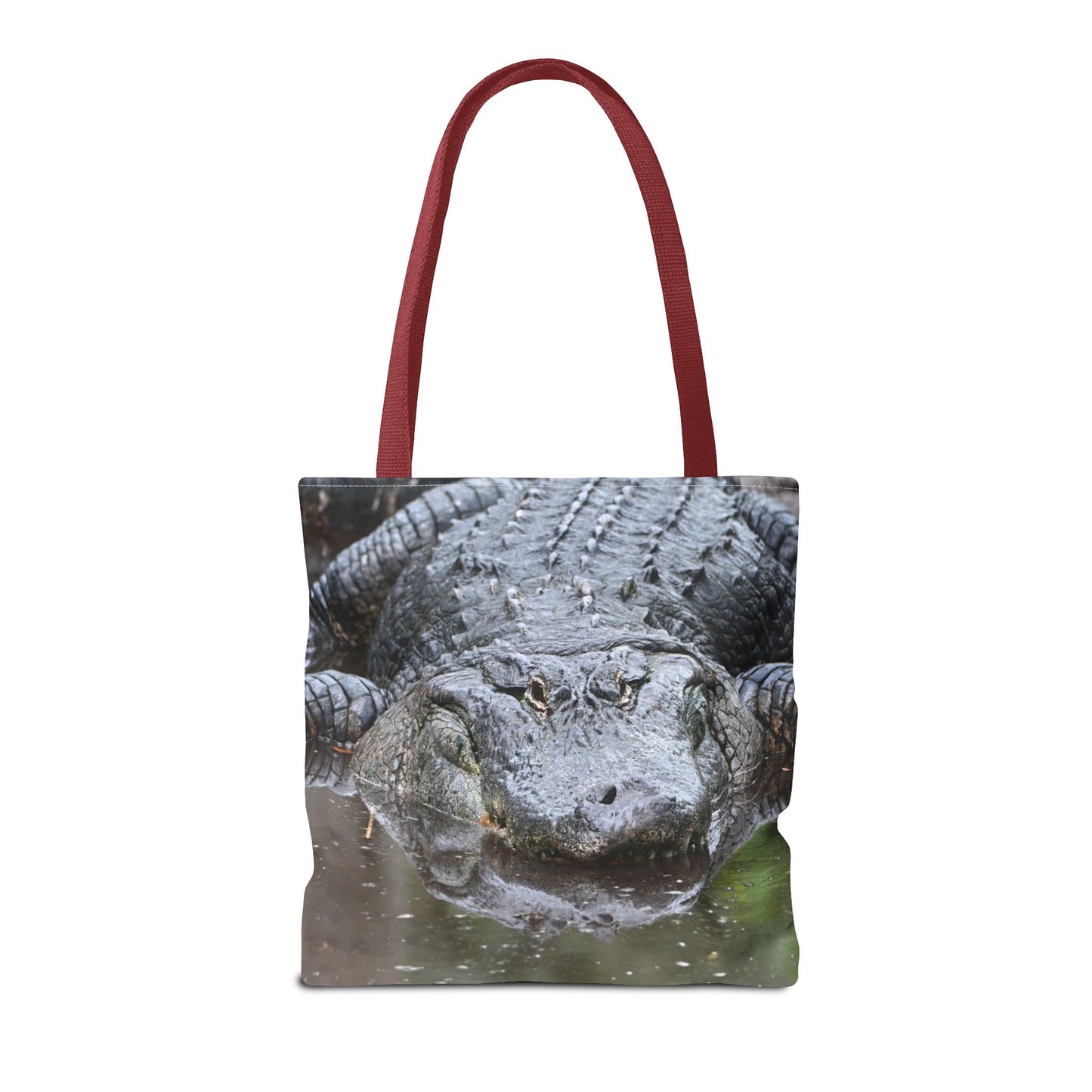 Alligator Print Tote Bag, Wildlife Lover Gift, Eco-Friendly Bag, Beach Tote, Animal Lovers' Accessory, Unique Alligator Purse
