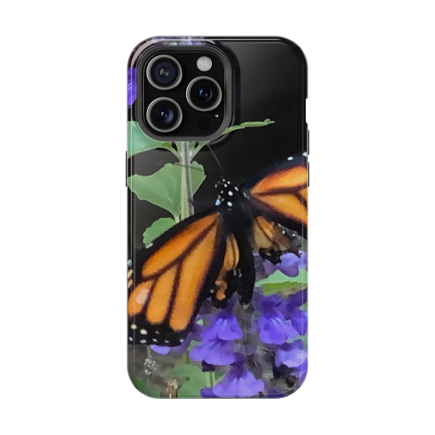 Butterfly Floral Magnetic Tough Cases, Nature Phone Cases, Gift for Nature Lovers, Eco-Friendly Cell Phone Case, Unique Smartphone Accessory