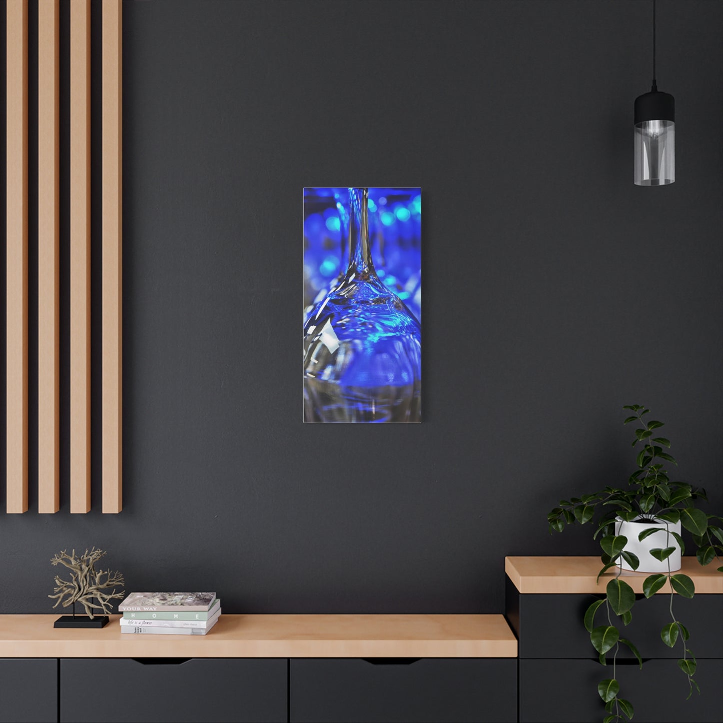Blue Reflection Canvas Art Print