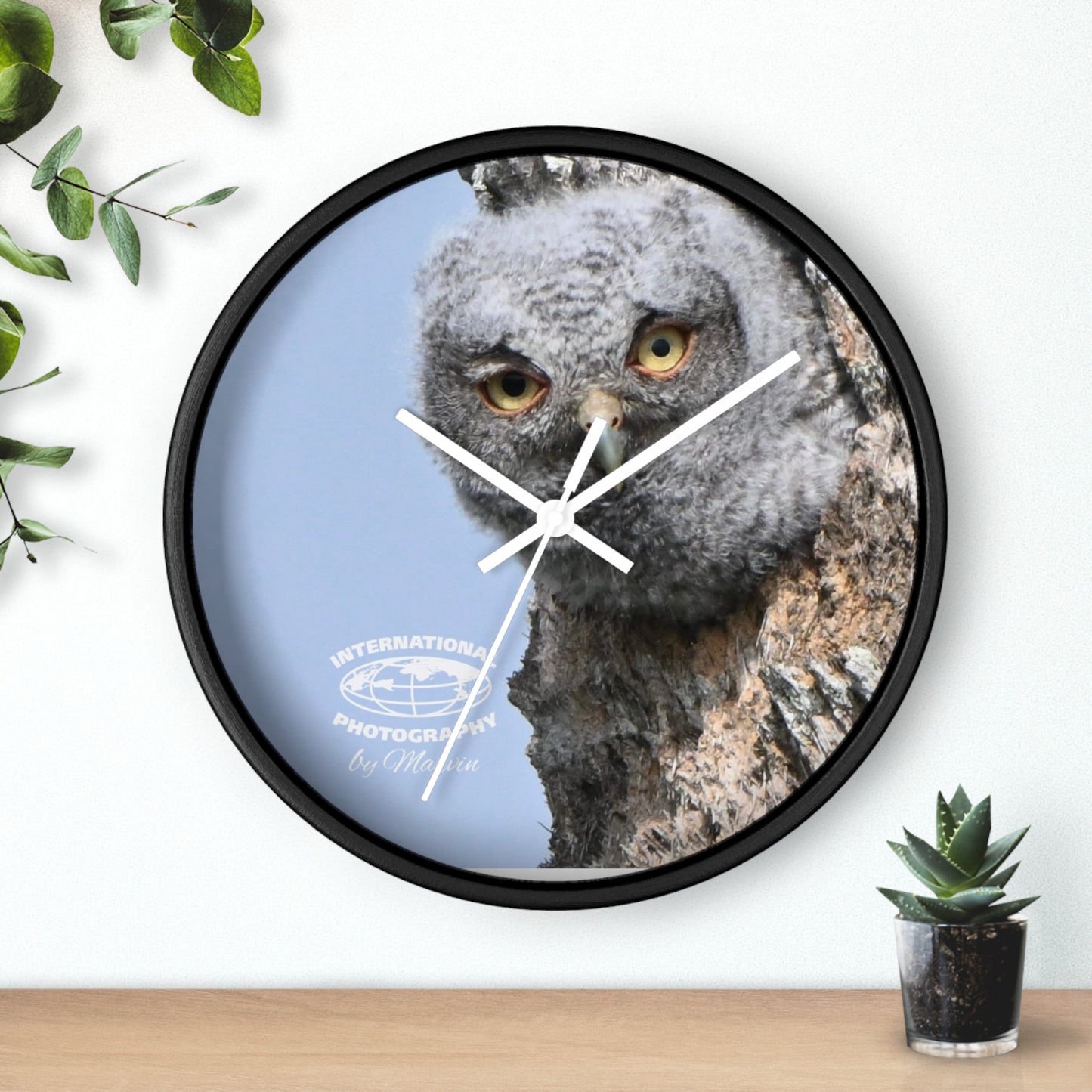 Whimsical Owl Wall Clock - Nature Lover Decor, Unique Home Gift, Bird Watcher Accessory, Kids Room Clock, Owl Enthusiast Present