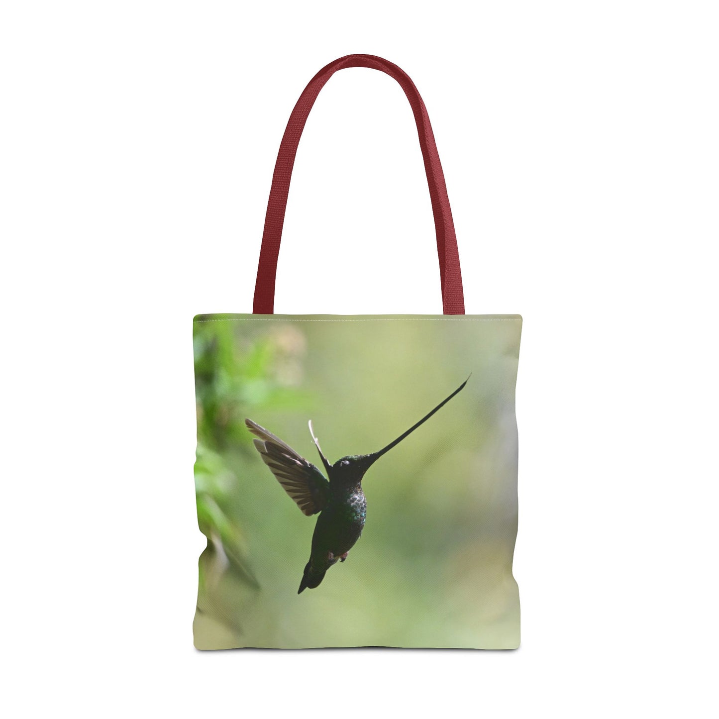 Hummingbird Tote Bag, Colorful Eco-Friendly Shopper, Summer Beach Bag, Floral Gift Bag, Lightweight Carry-All